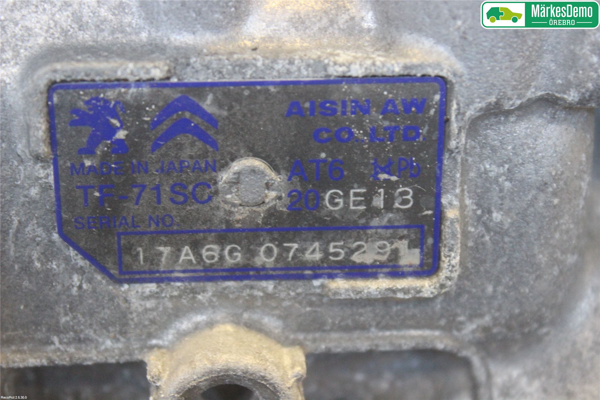 Citroen C4 GRAND PICASSO 14-18 Växellåda Automat