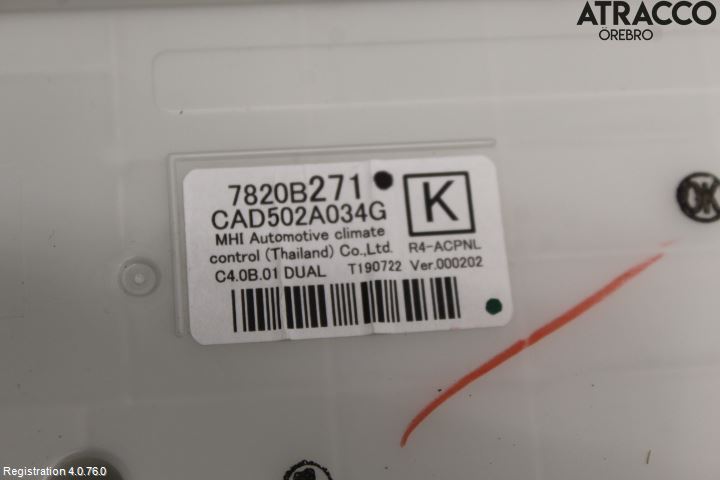 Mitsubishi L200 16-23 Ac Styrenhet Ac Manöveren