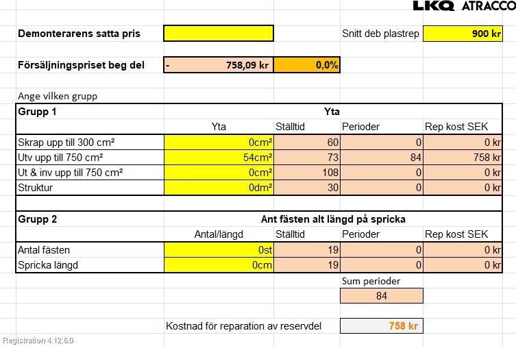 Nissan PULSAR Stötfångarbeklädnad Bak