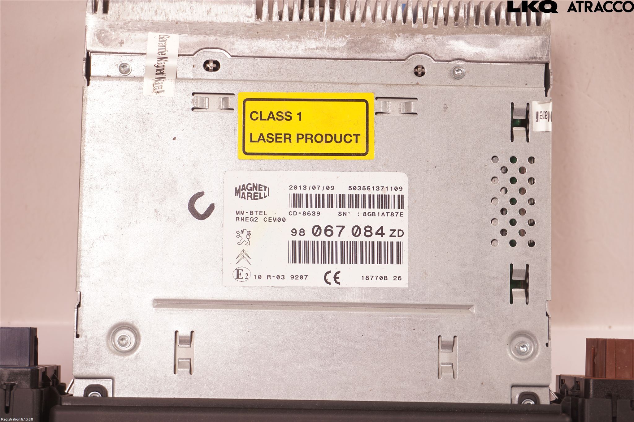 Citroen C5 08-17 Cd Radio - Multimediapanel