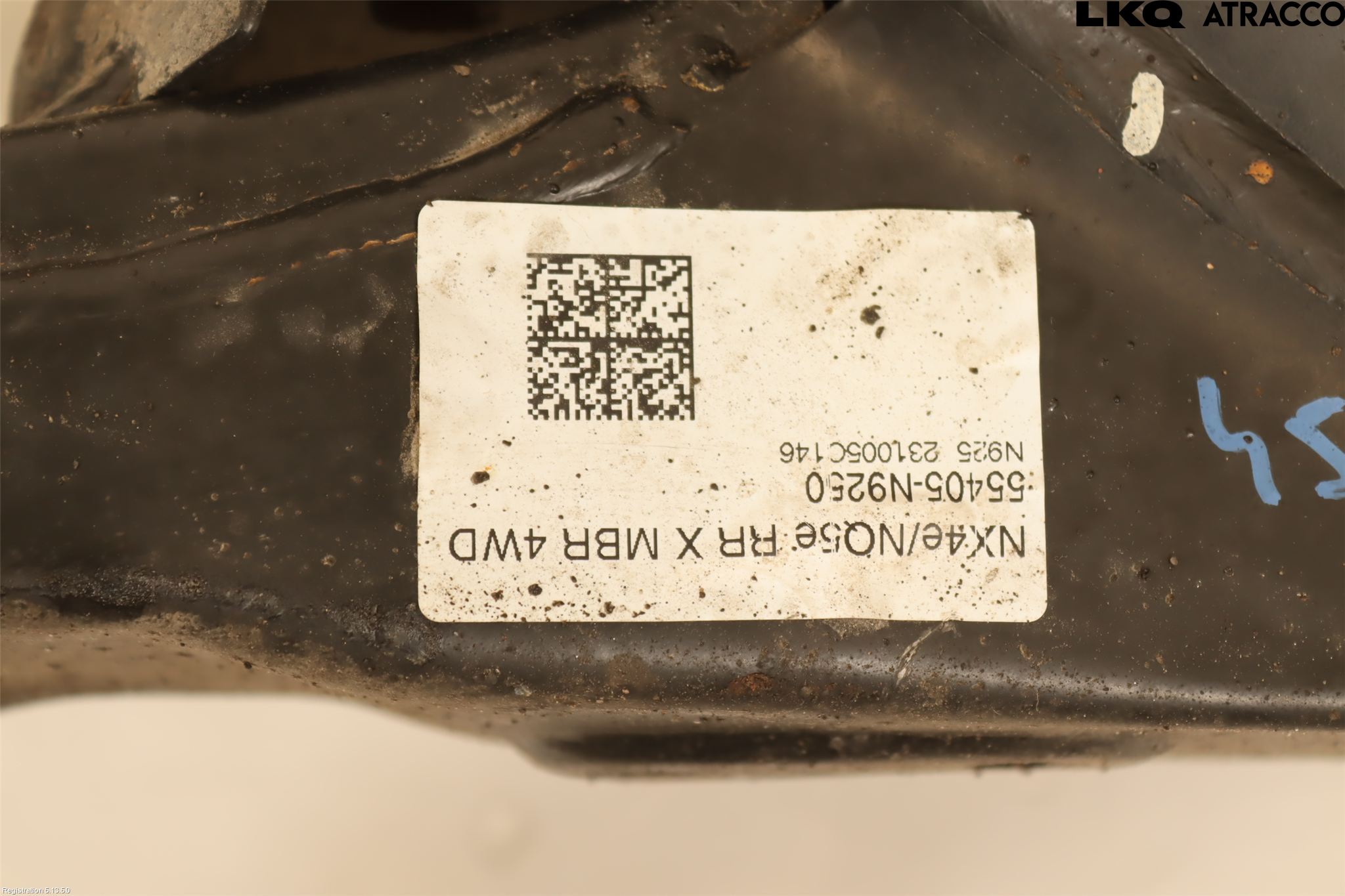 Kia SPORTAGE (NQ5) 22- Bakaxelbalk