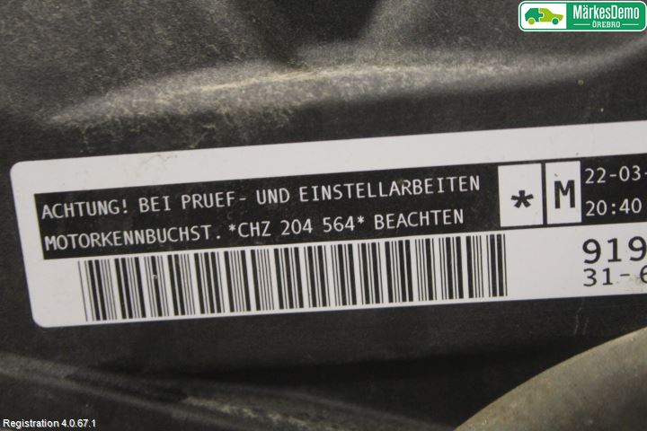 Skoda OCTAVIA (5E) 13-20 Motor Bensin