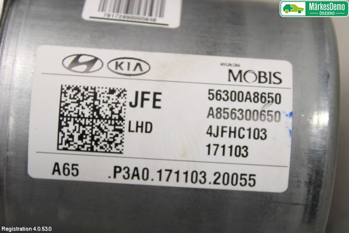 Kia OPTIMA 16-20 Rattaxelagg Med Inb Servo
