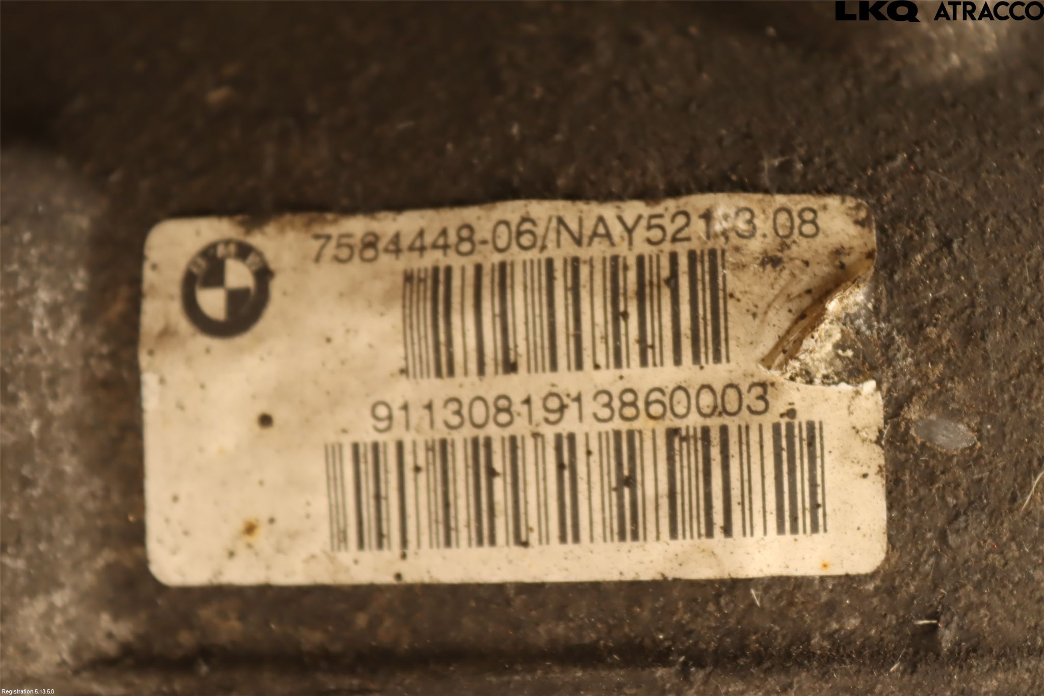 BMW 5 F10/F11/F18 09-17 Bakväxel-Diff