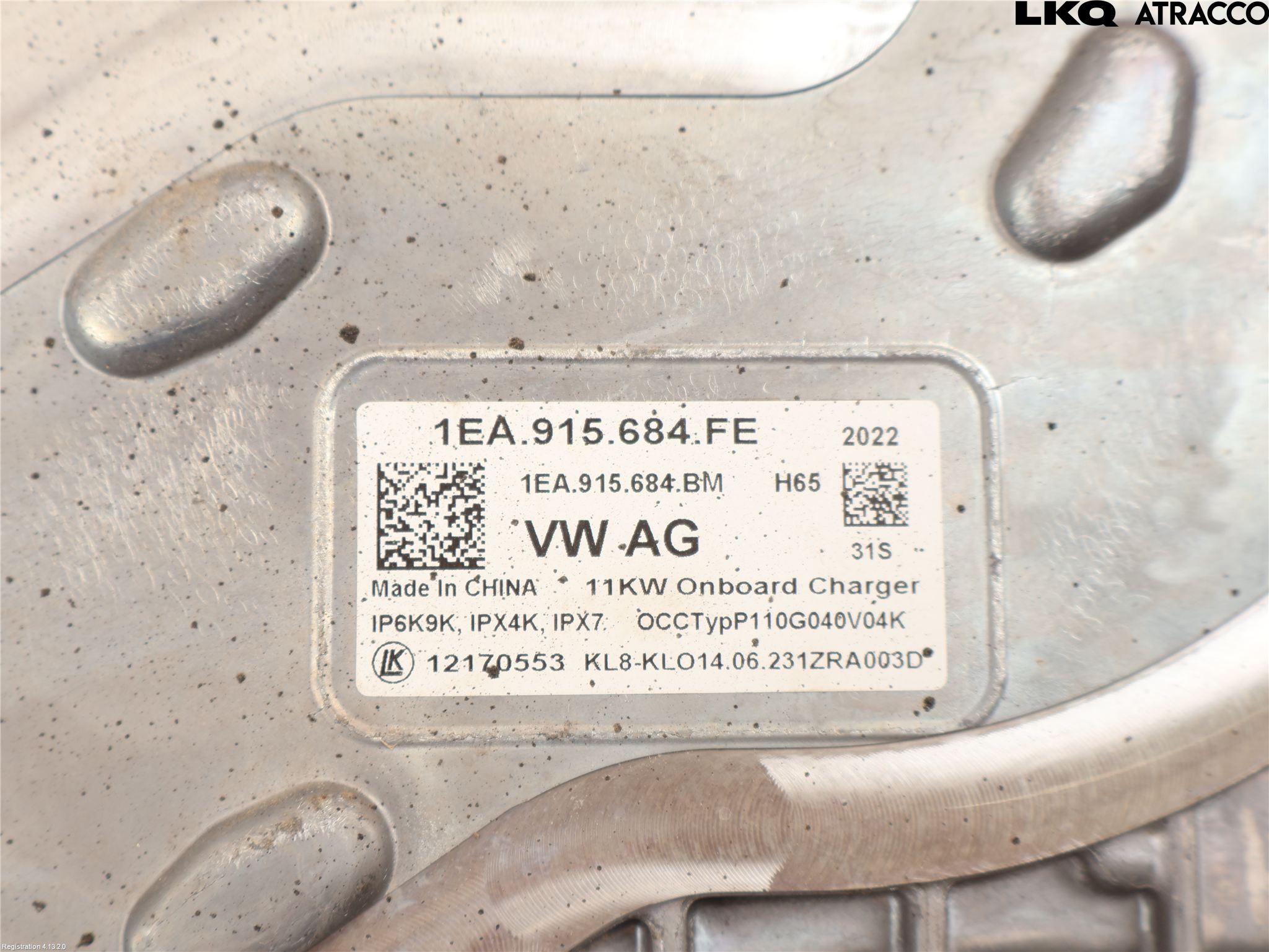 Volkswagen VW ID.4 21- Batteriladdare Högspänning