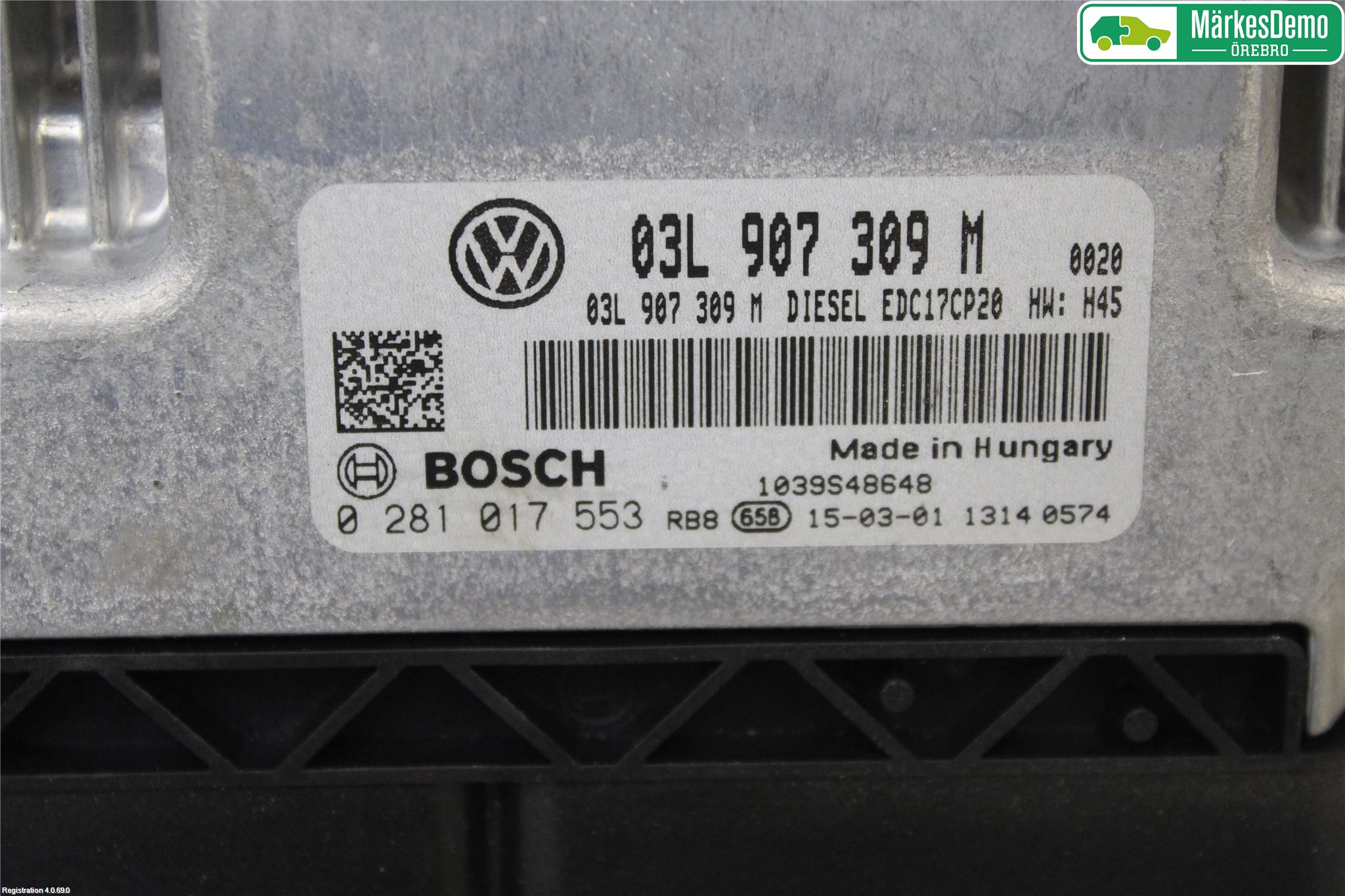 Volkswagen VW TRANSP/CARAVELLE (T5) 04-15 Styrenhet Insprut Bensin