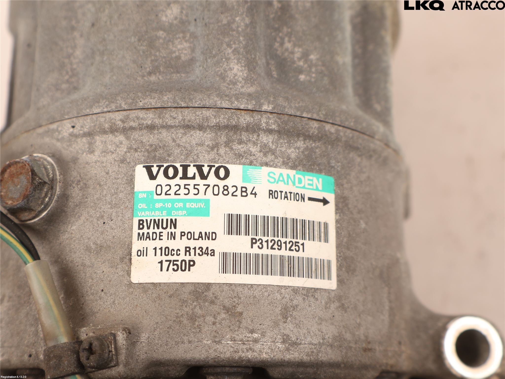 Volvo V40 12-19 Ac Kompressor