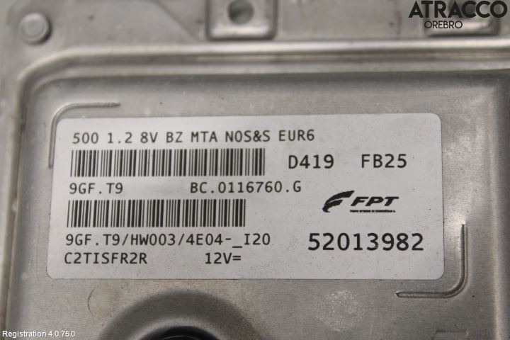 Fiat 500 07- Styrenhet Insprut Bensin