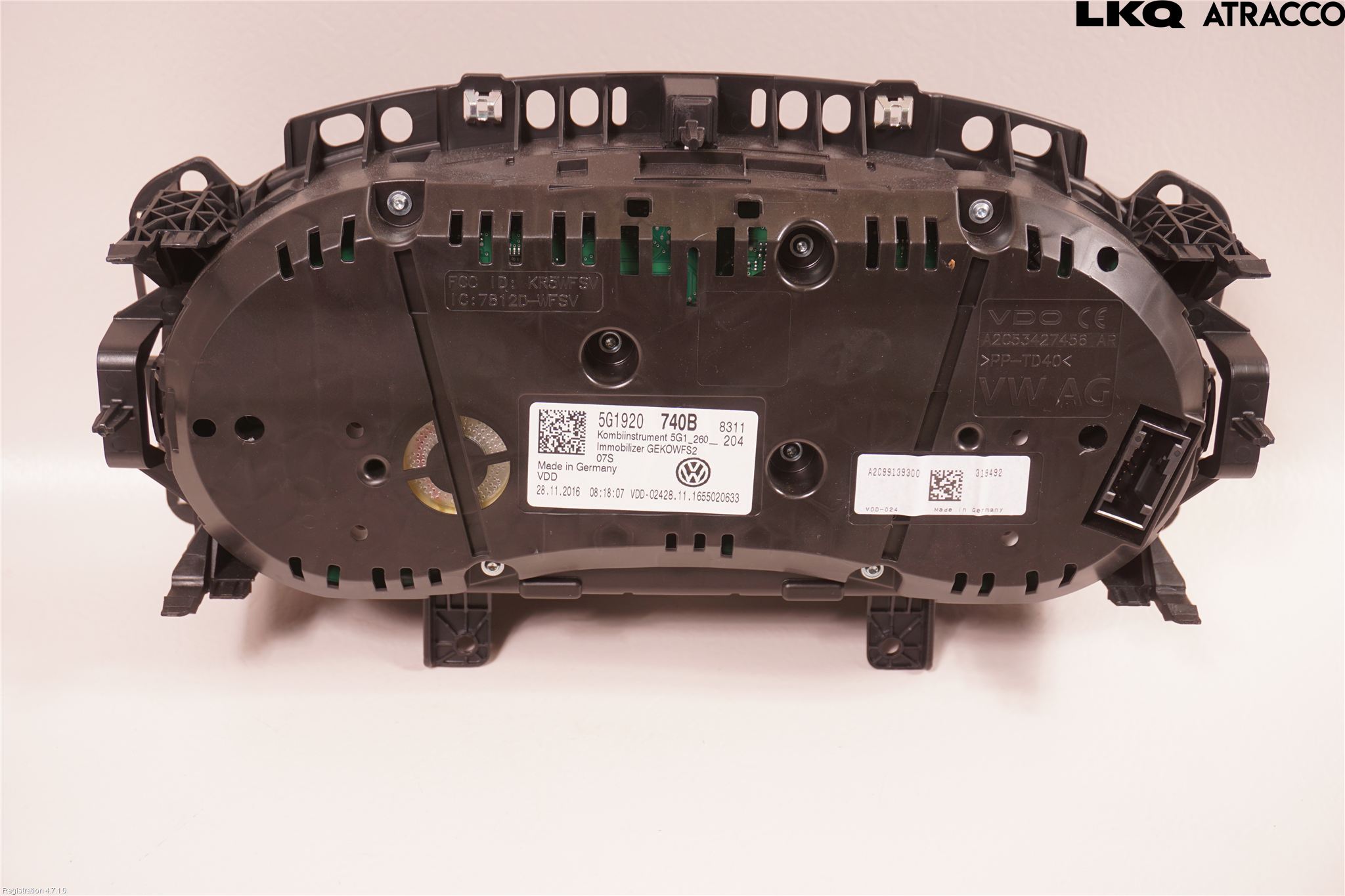 Volkswagen VW GOLF / E-GOLF VII 13-20 Instrument Komb