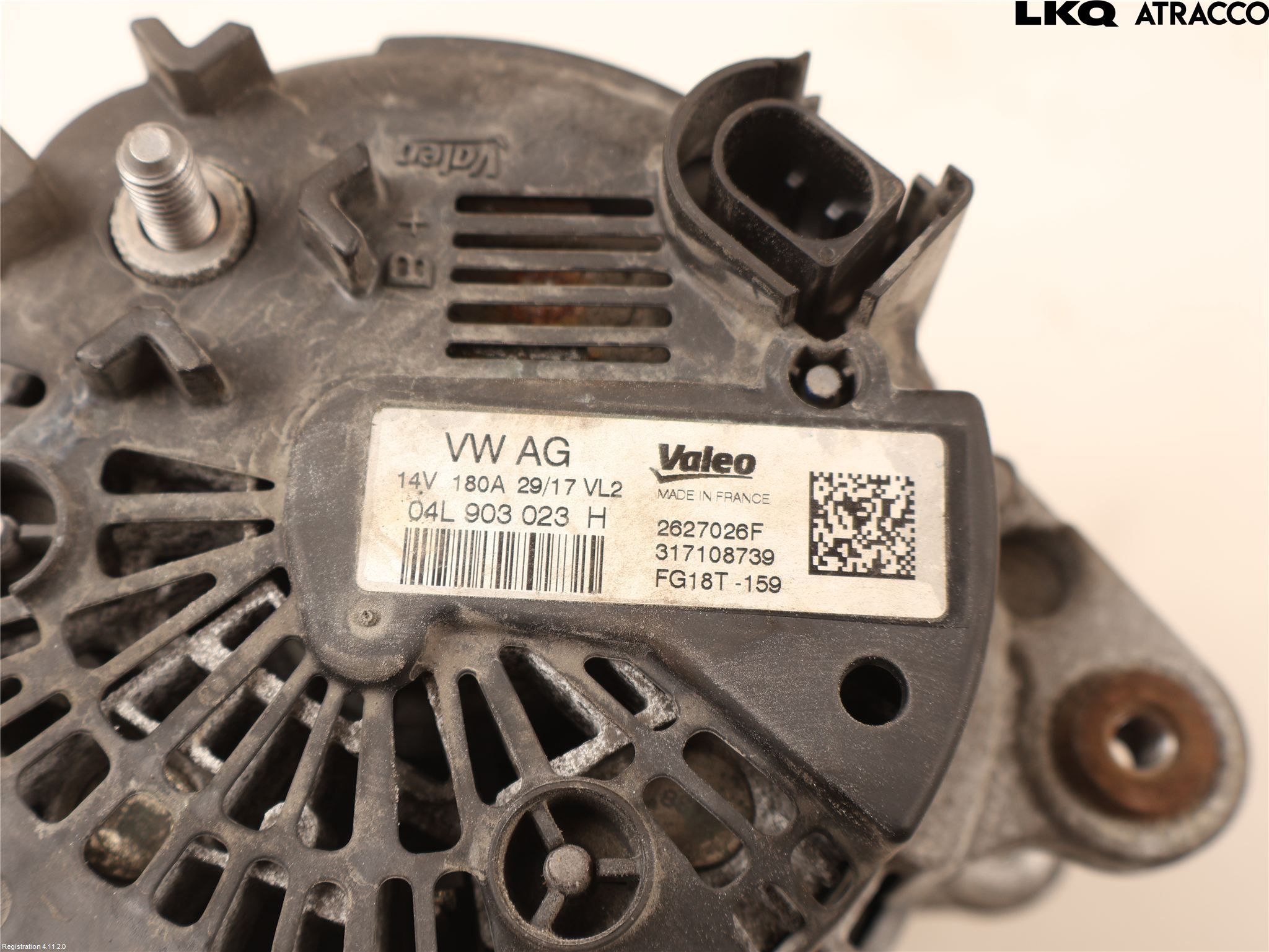 Volkswagen VW TIGUAN 16-24 Generator