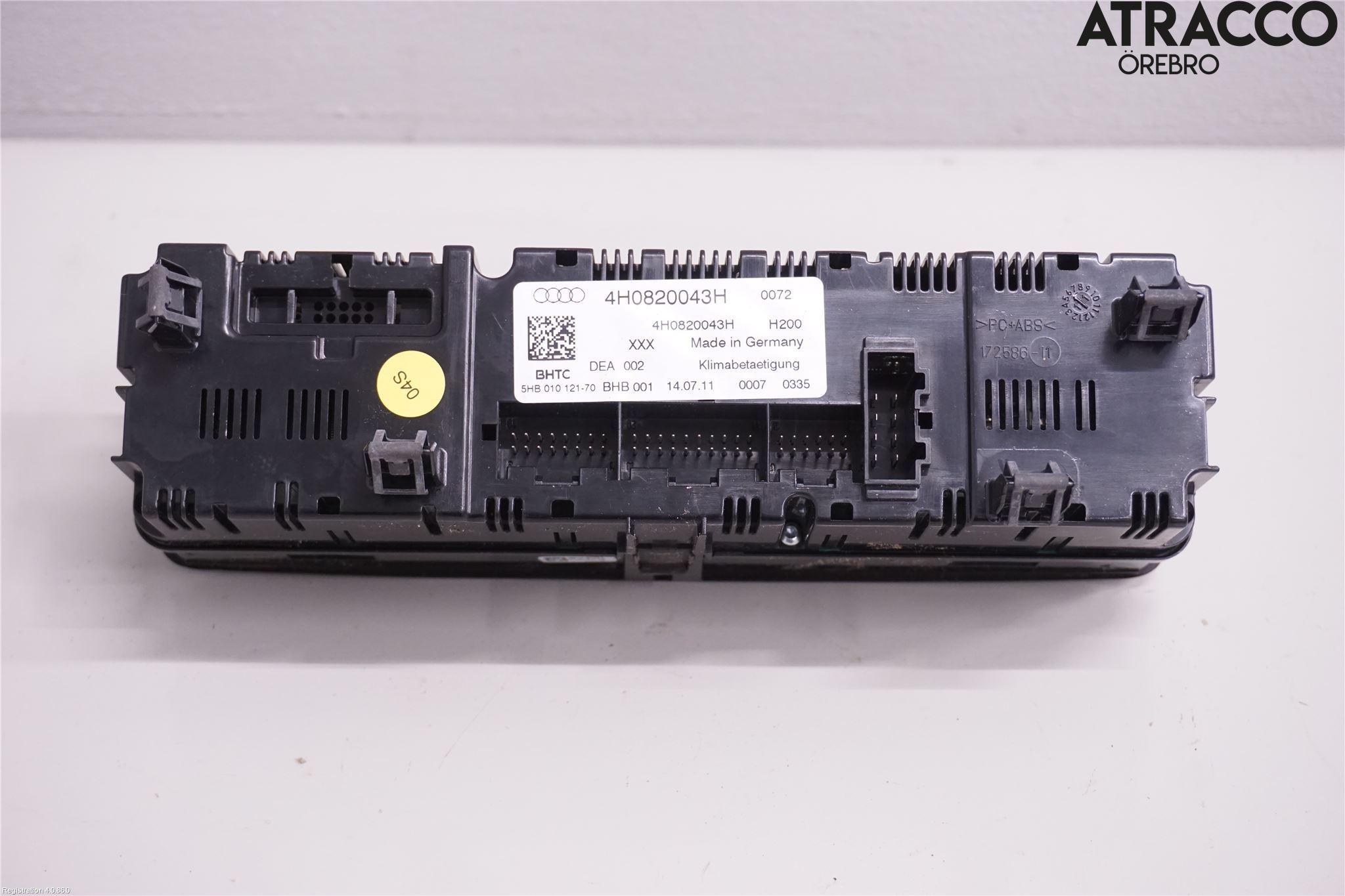 Audi A8/S8 4H 10-17 Ac Styrenhet Ac Manöveren