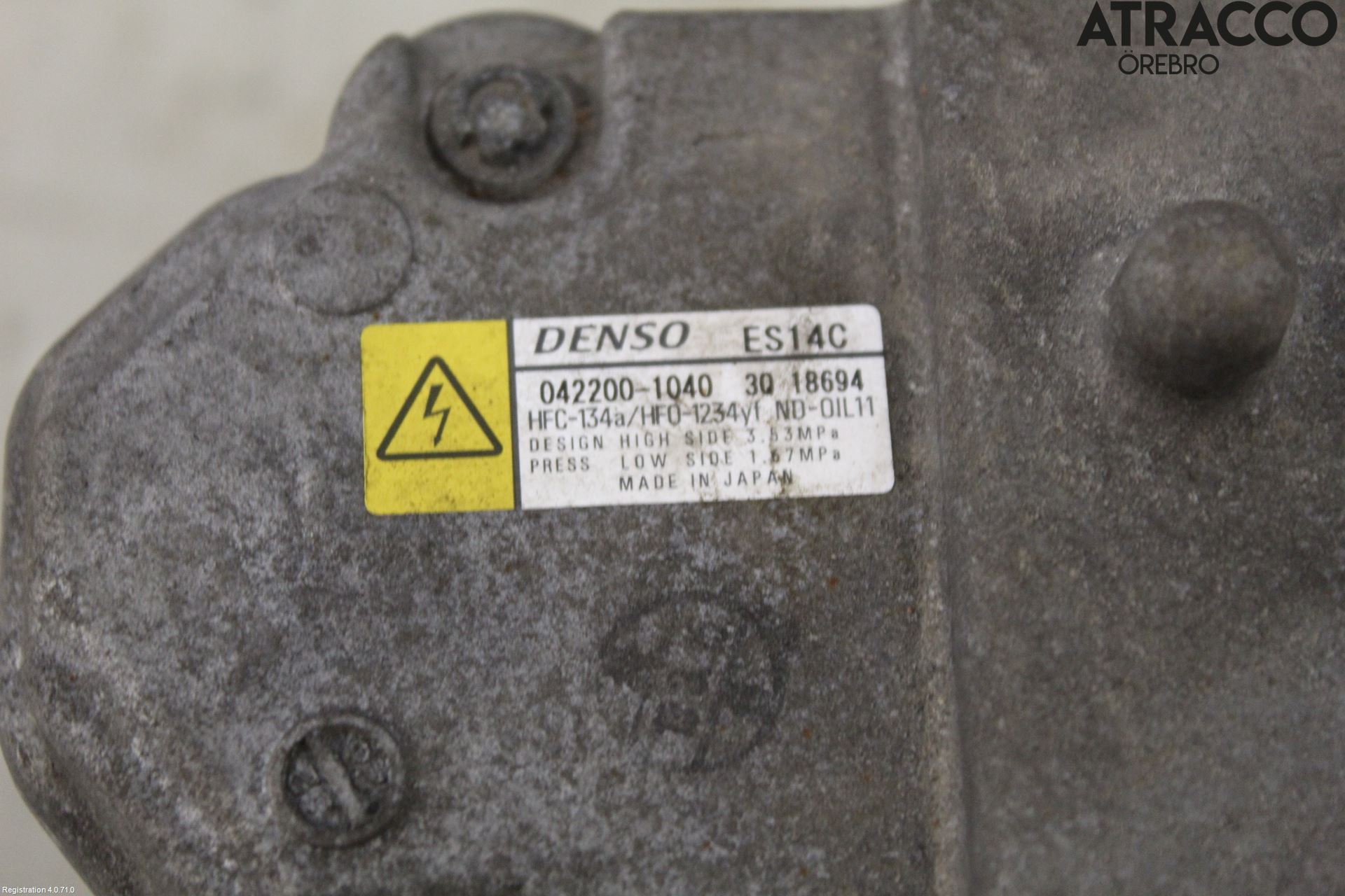 Toyota YARIS XP130 12-14 Ac Kompressor