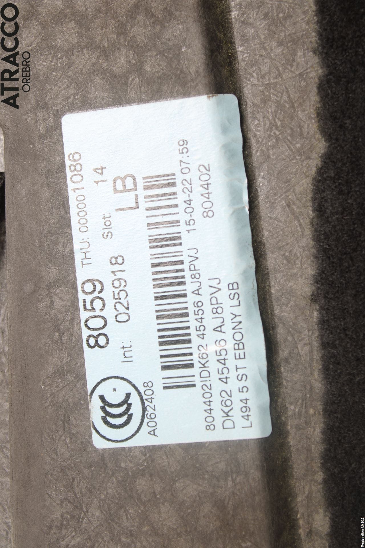 Landrover RANGE ROVER SPORT (L494) 14-22 Inrbagagerumklädsel-Golv