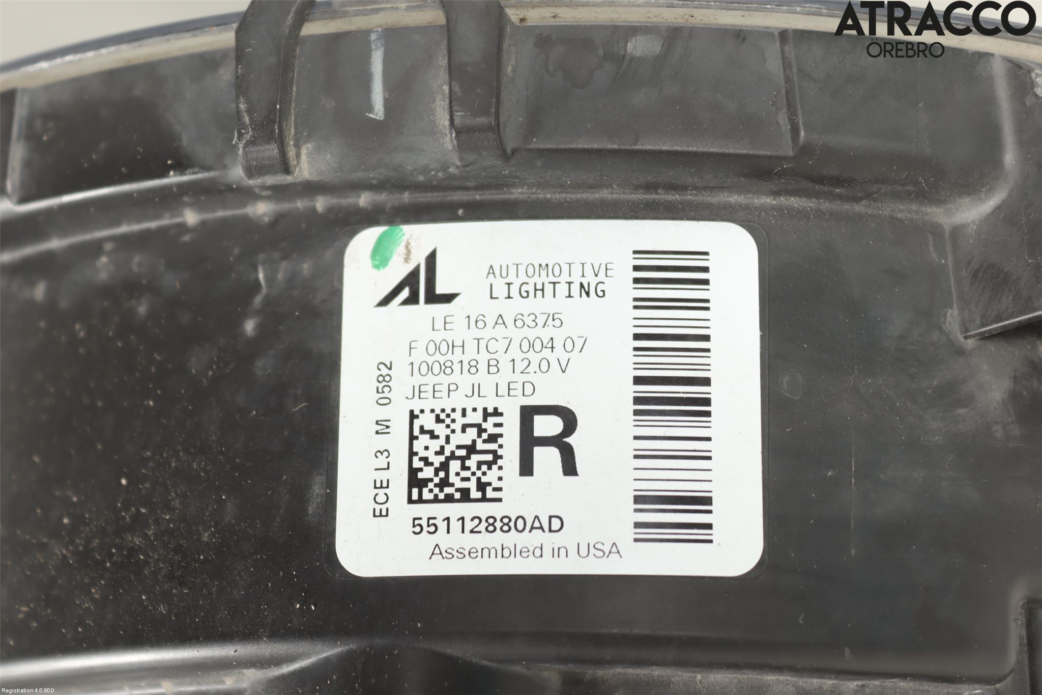 Jeep WRANGLER Strålkastare Höger