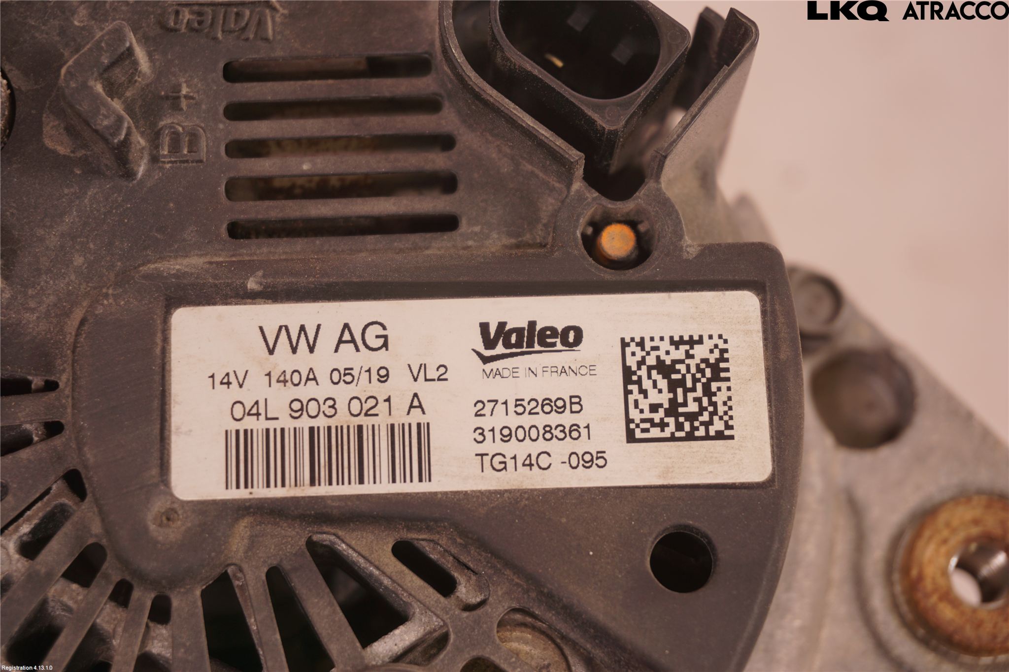 Volkswagen VW CADDY 16-20 Generator