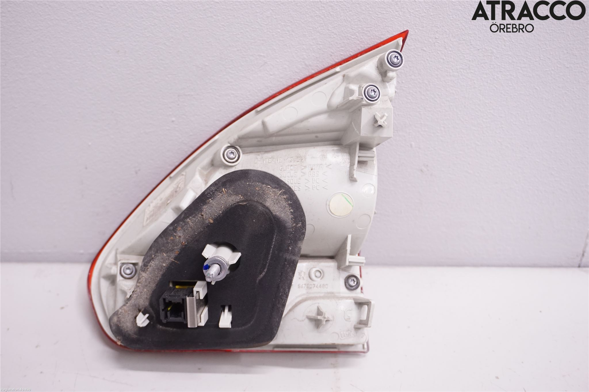 Peugeot 2008 13-20 Bakljus Lucka Vä