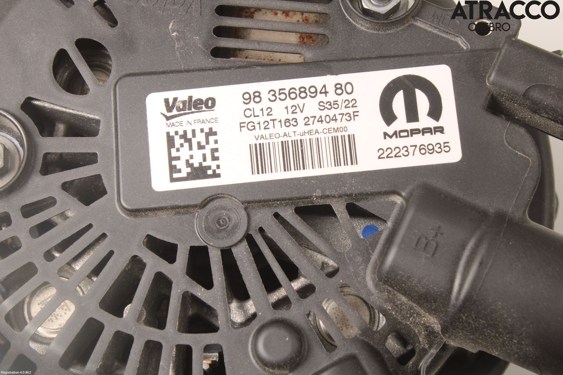 Peugeot 208/E-208 20- Generator