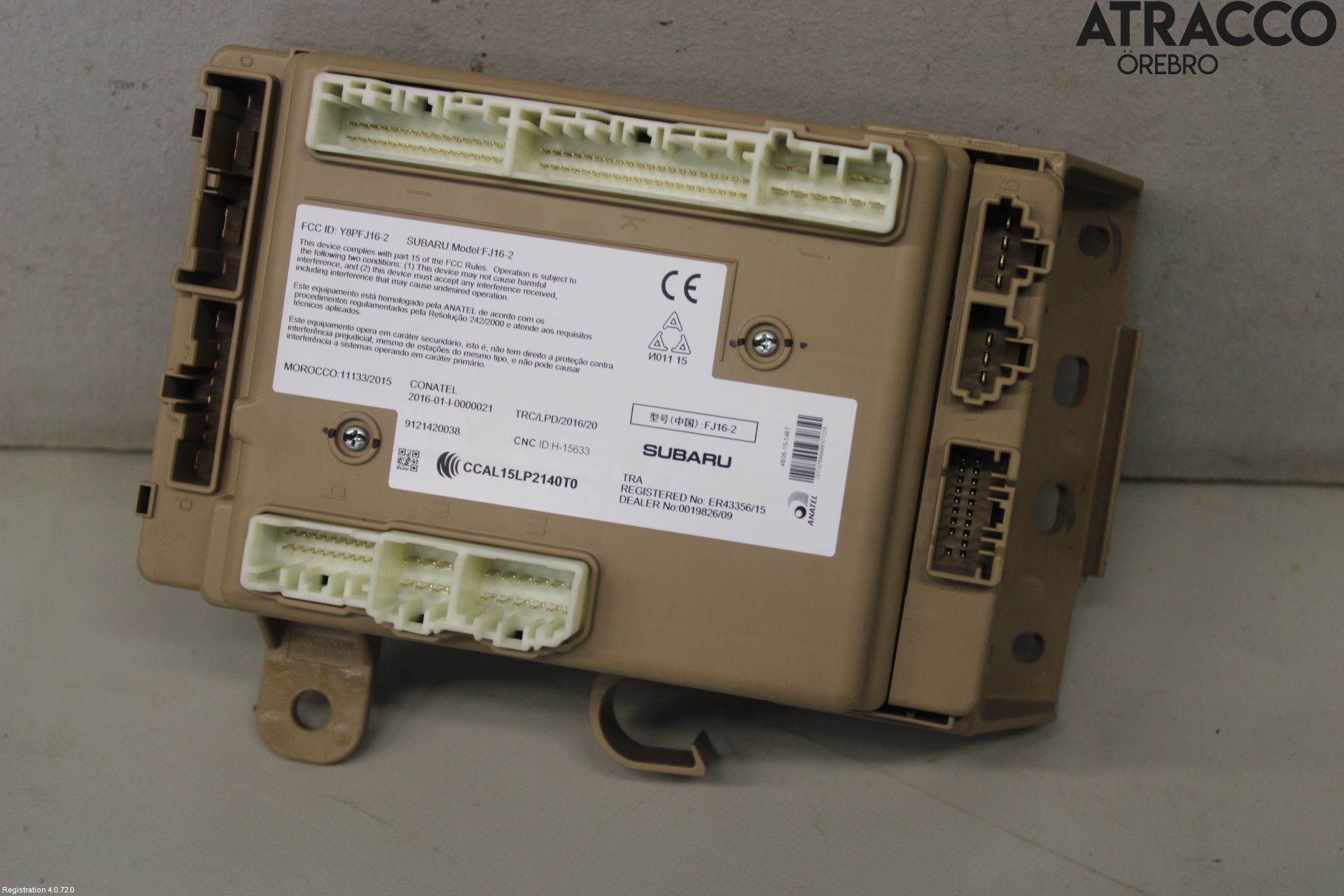 Subaru XV 18-22 Säkringsdosa-Elcentral