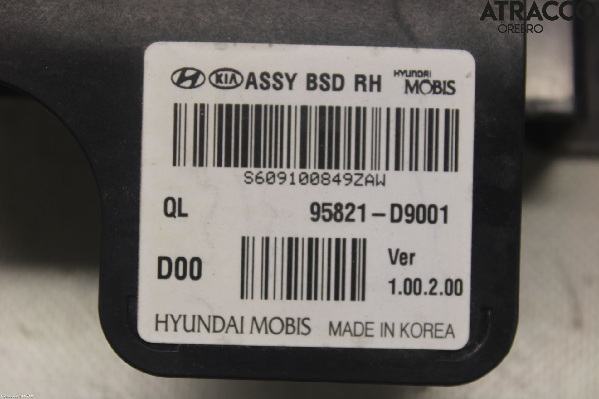 Kia SPORTAGE (QL) 16-21 Sensor Aktivt Kollisionsskydd