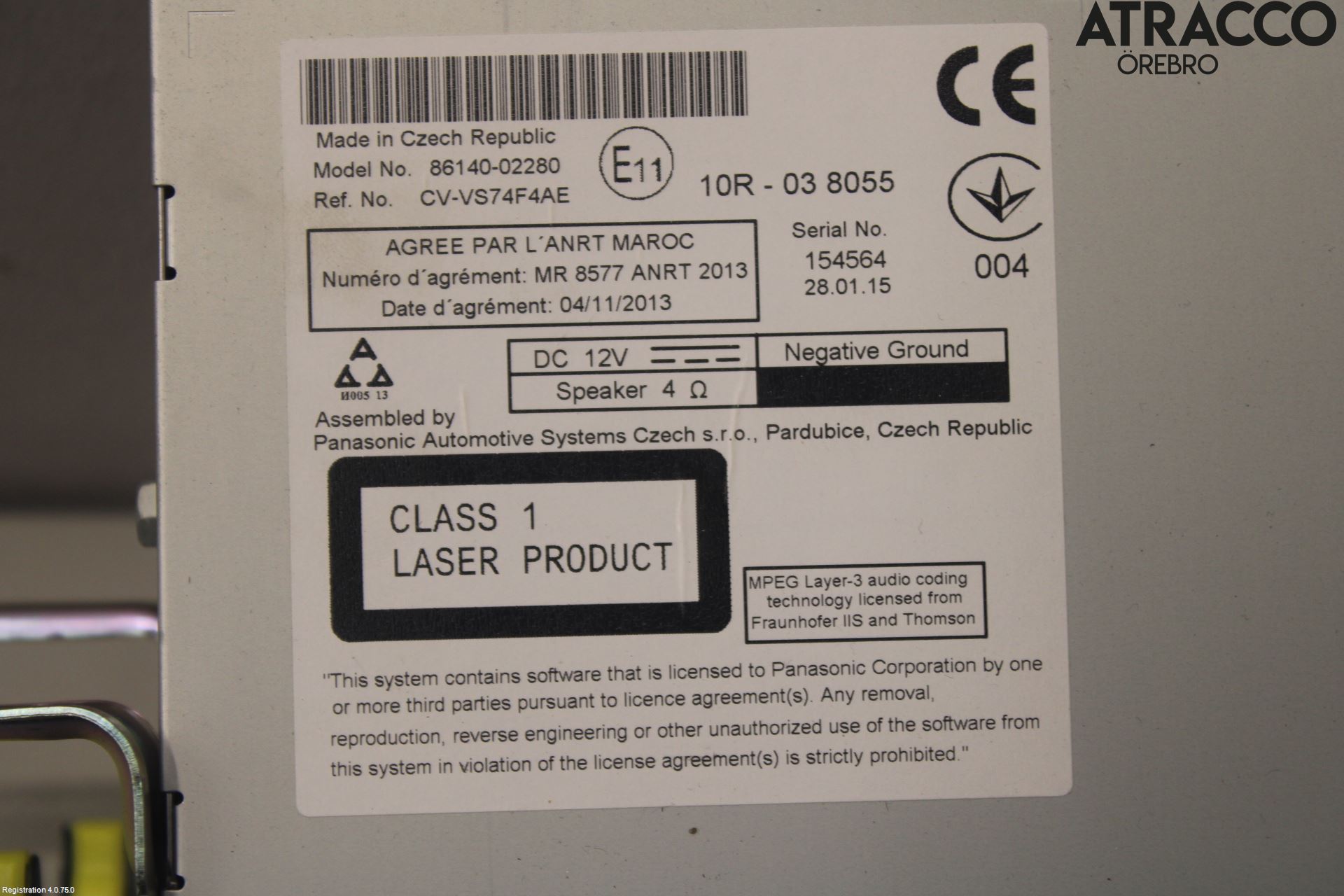 Toyota AURIS 13-19 Cd Radio - Multimediapanel