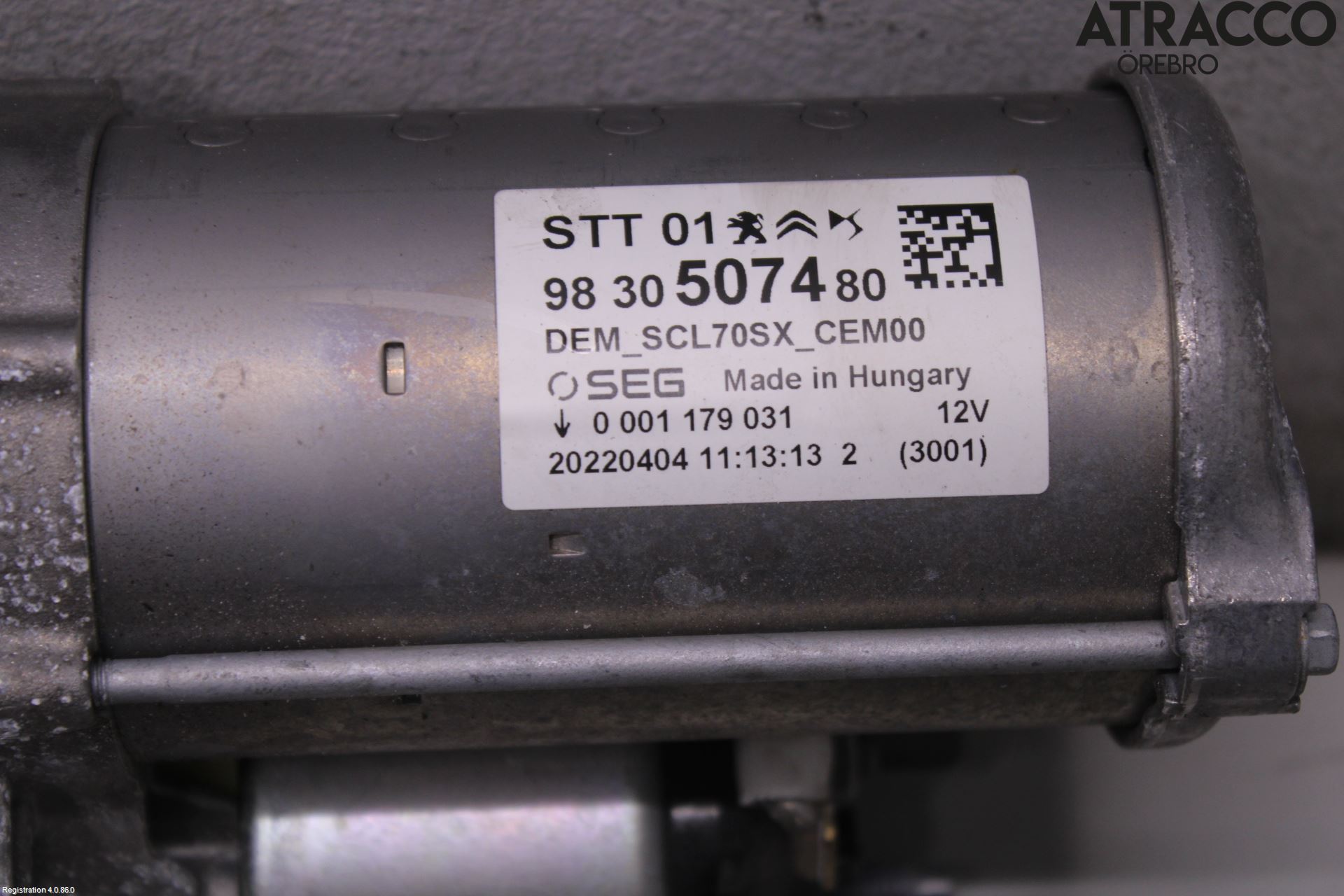 Citroen C5 AIRCROSS 19- Startmotor