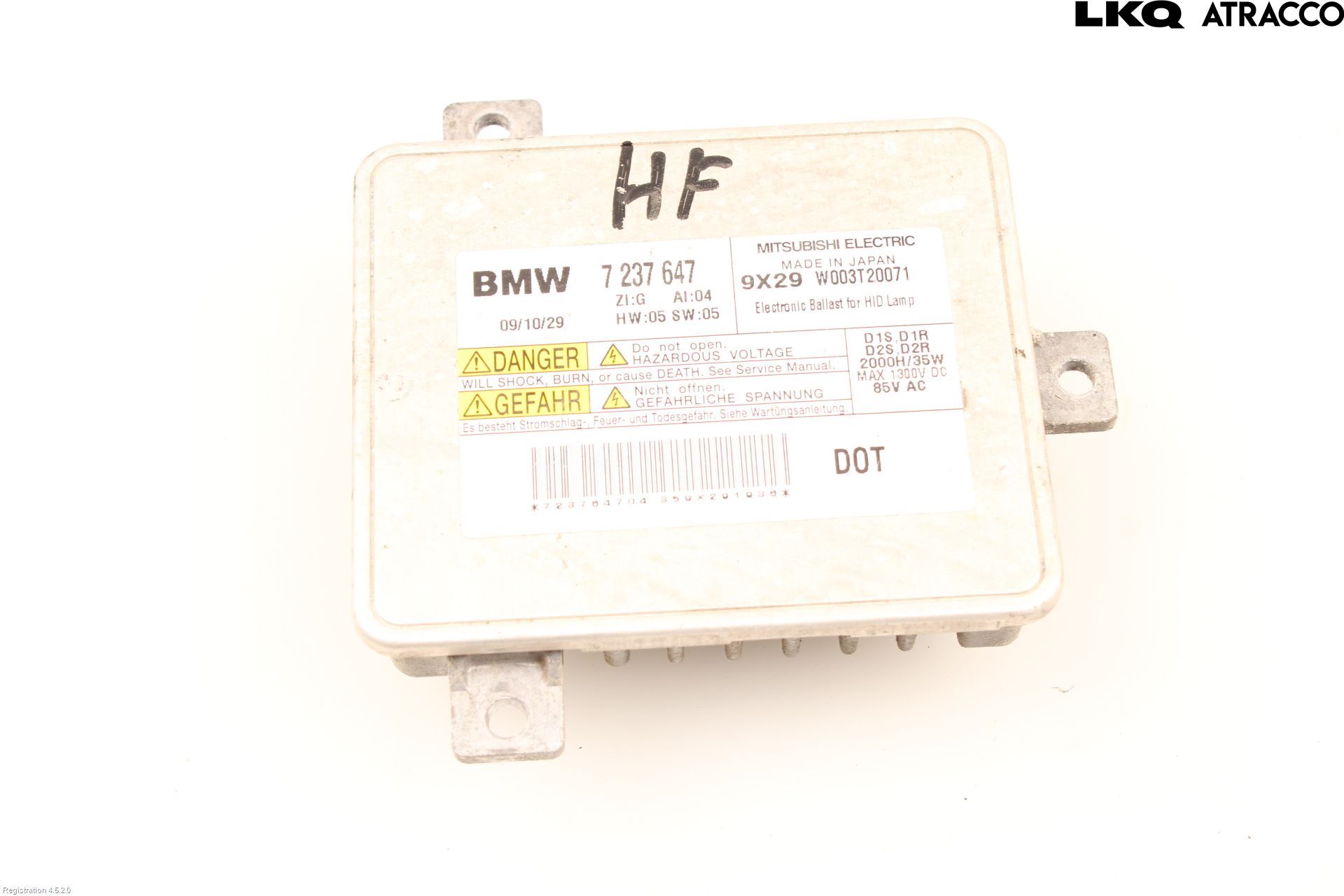 BMW 3 E90/91 SED/TOU 05-12 Styrenhet Strålkastare