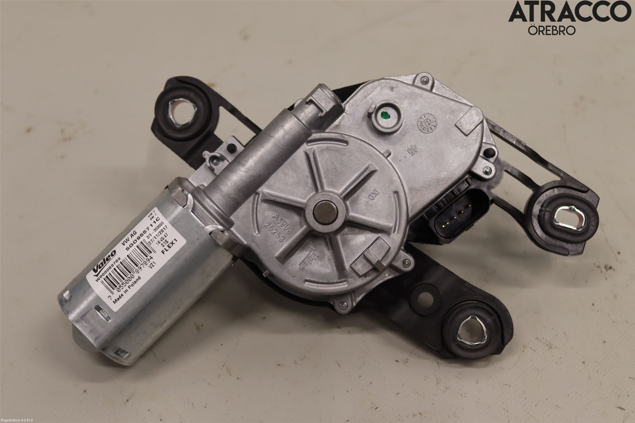 Volkswagen VW GOLF / E-GOLF VII 13-20 Torkarmotor Baklucka
