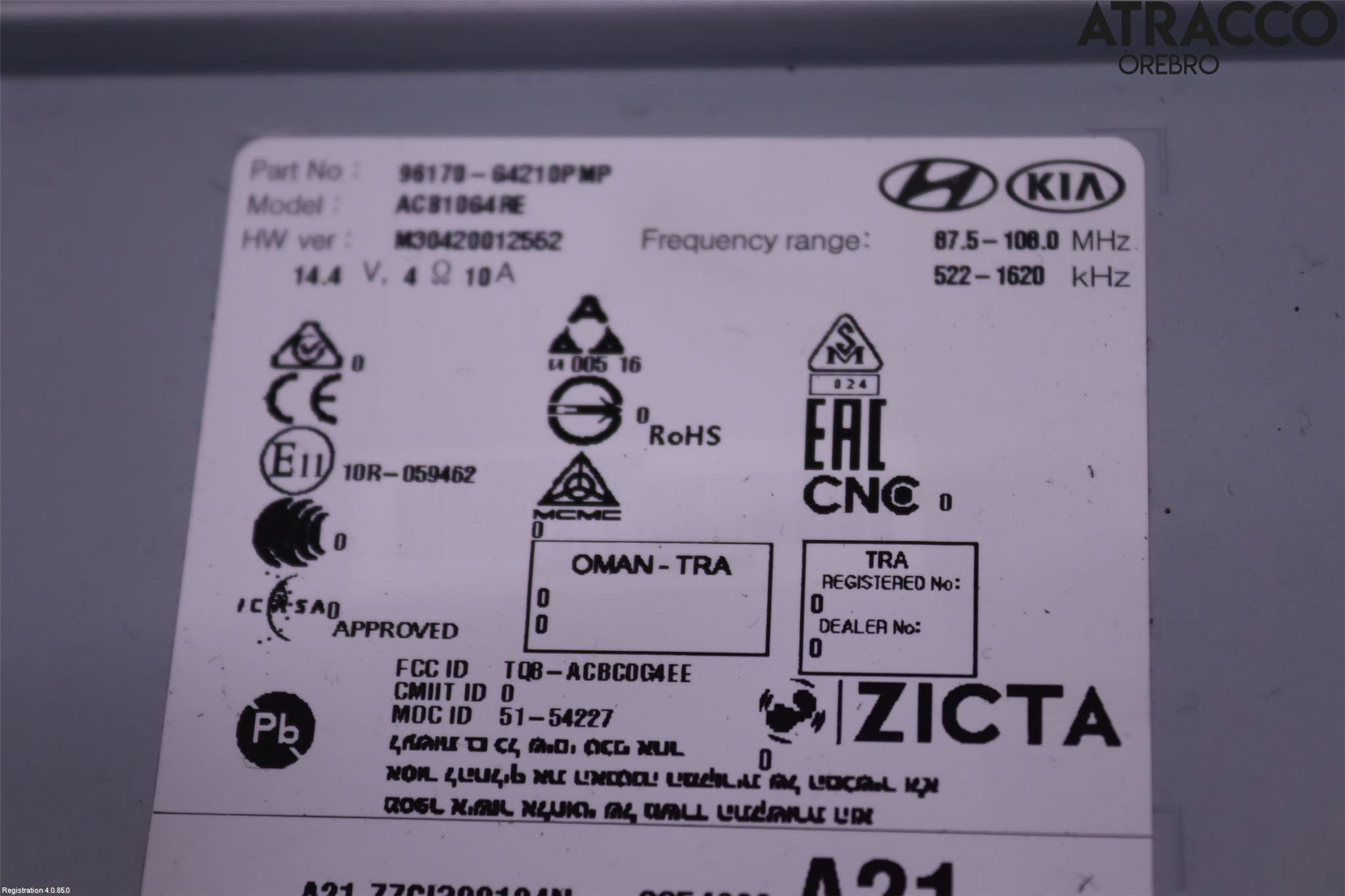 Hyundai i30 PD 17- Radio