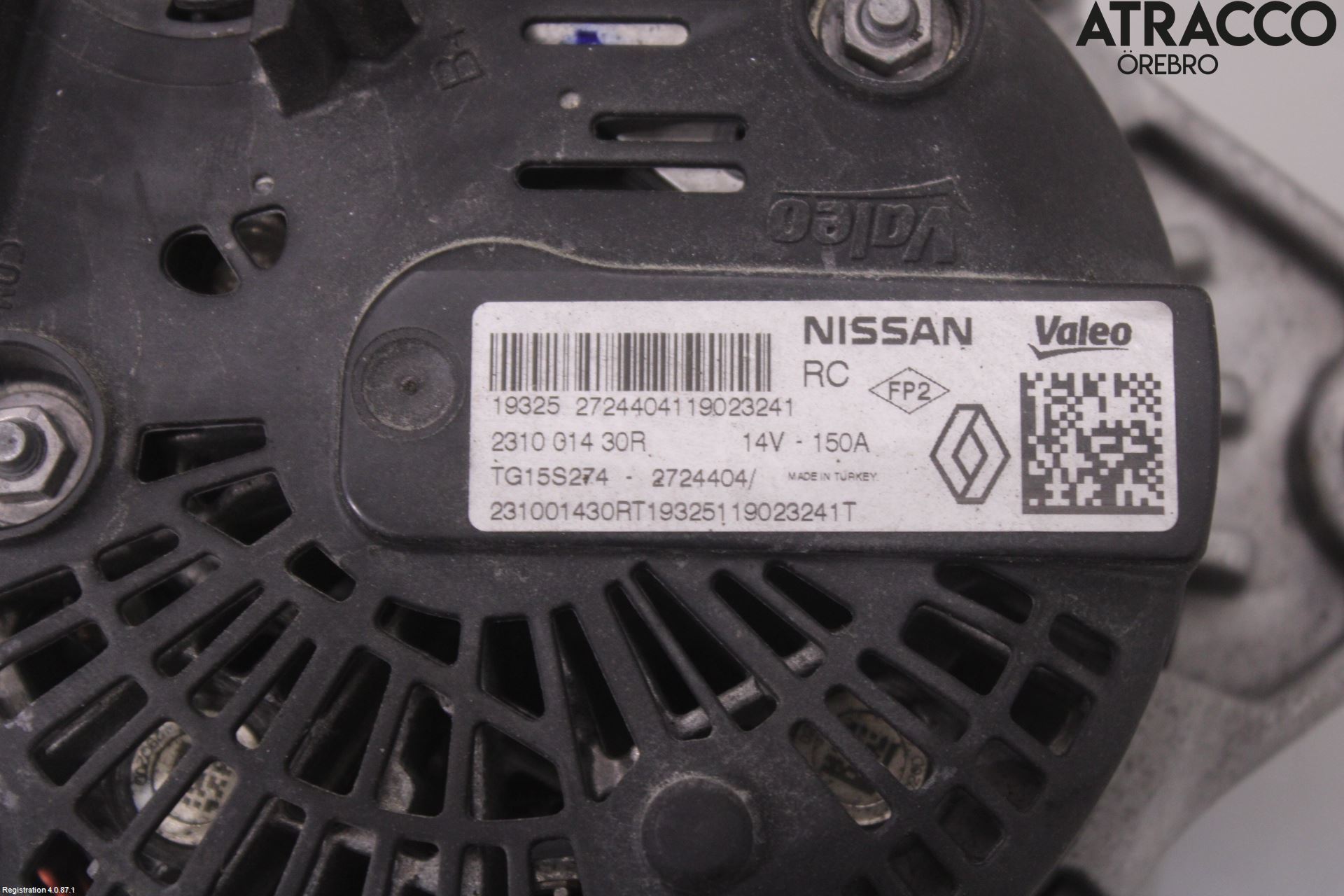 Nissan JUKE 20- Generator