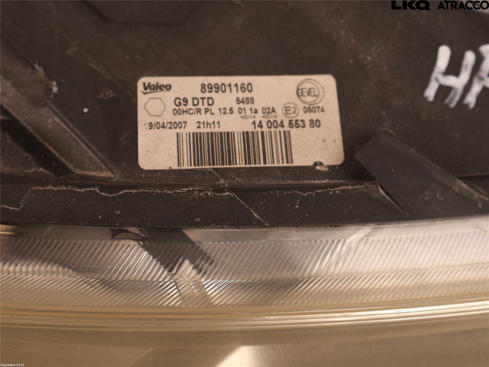 Citroen JUMPY 07-16 Strålkastare Höger