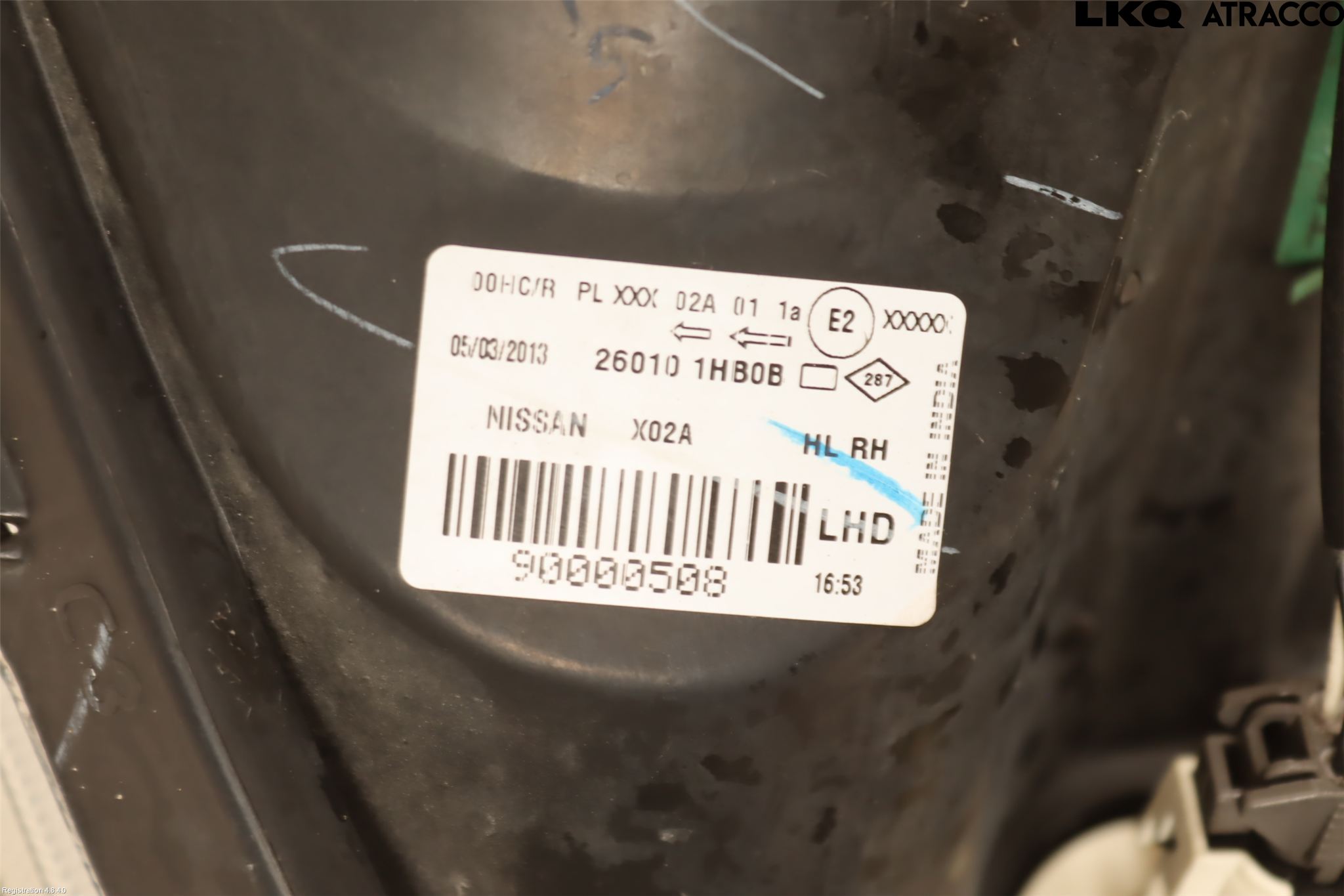 Nissan MICRA 11-16 Strålkastare Höger
