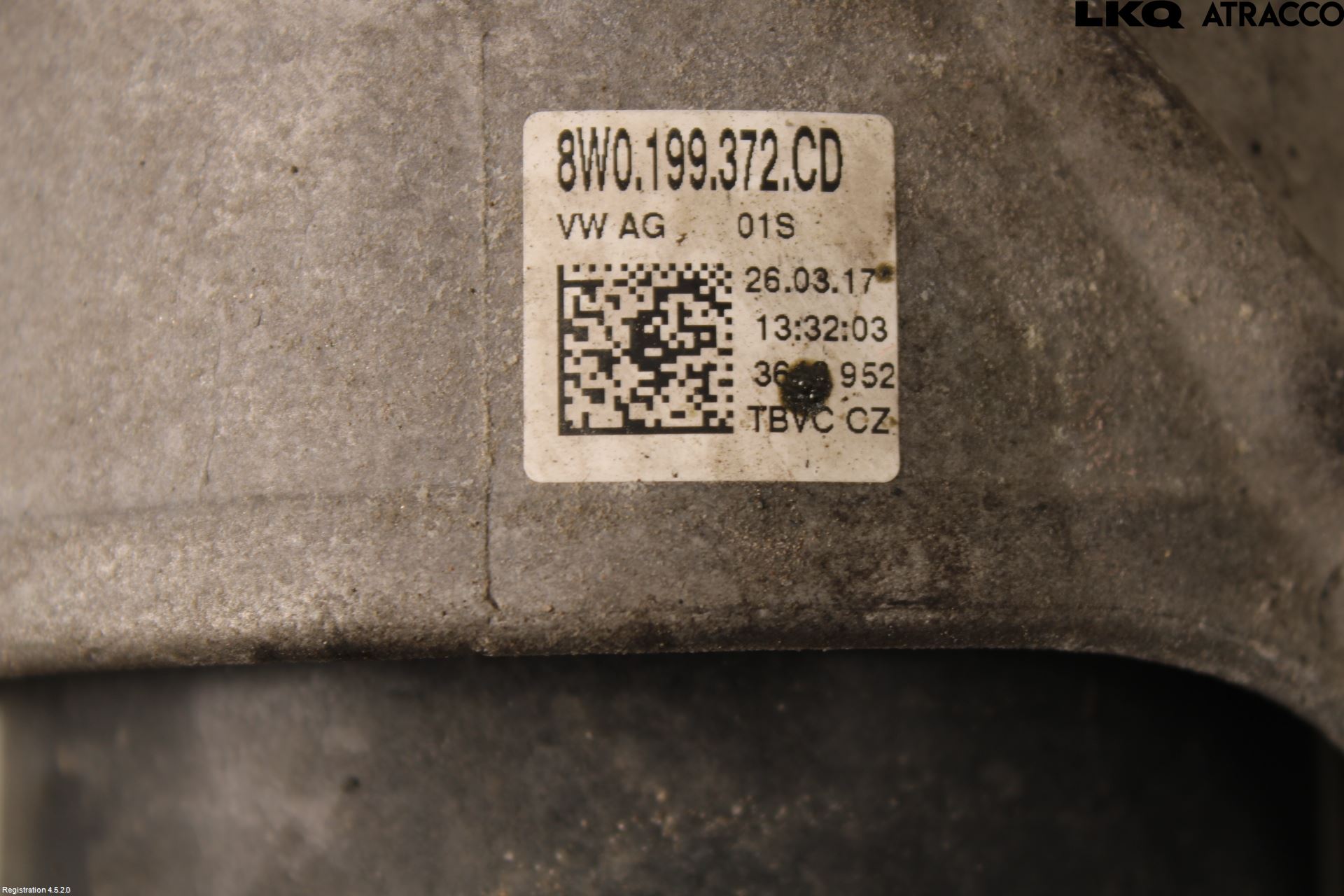 Audi A5 17- Motorfäste