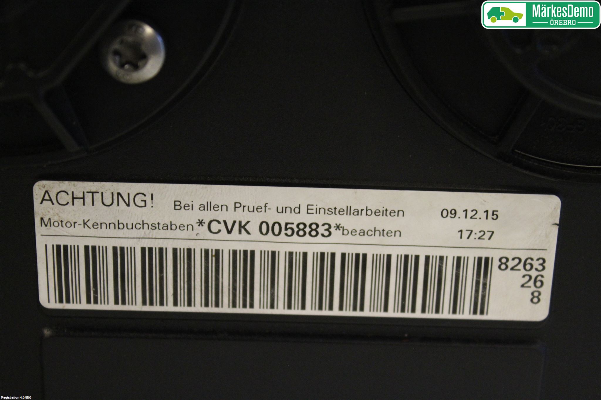 Audi A4/S4 B9 16-19 Topplock Bensin