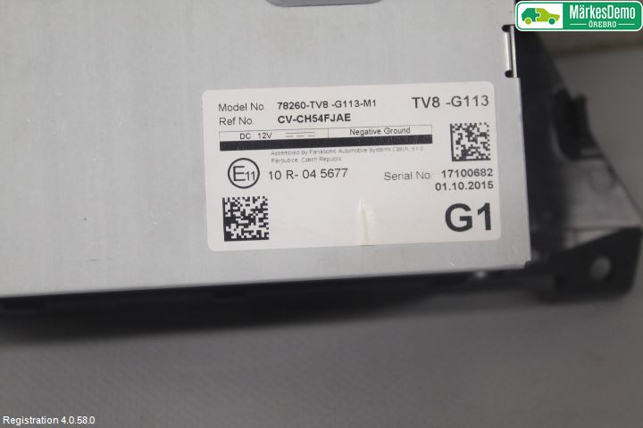 Honda CIVIC 12-16 Bildskärm