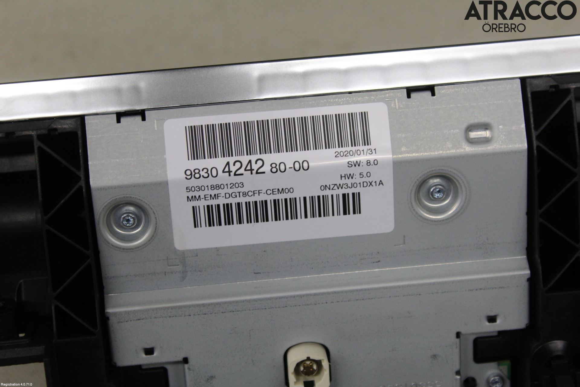 Peugeot 5008 17-24 Cd Radio - Multimediapanel