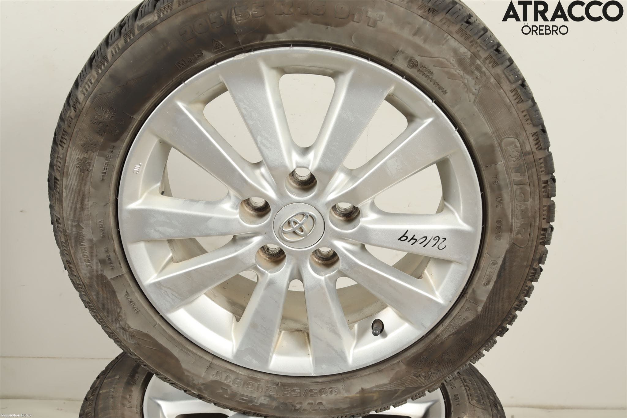 Toyota COROLLA 08-12 Vinterdäck Alumfälg 4St