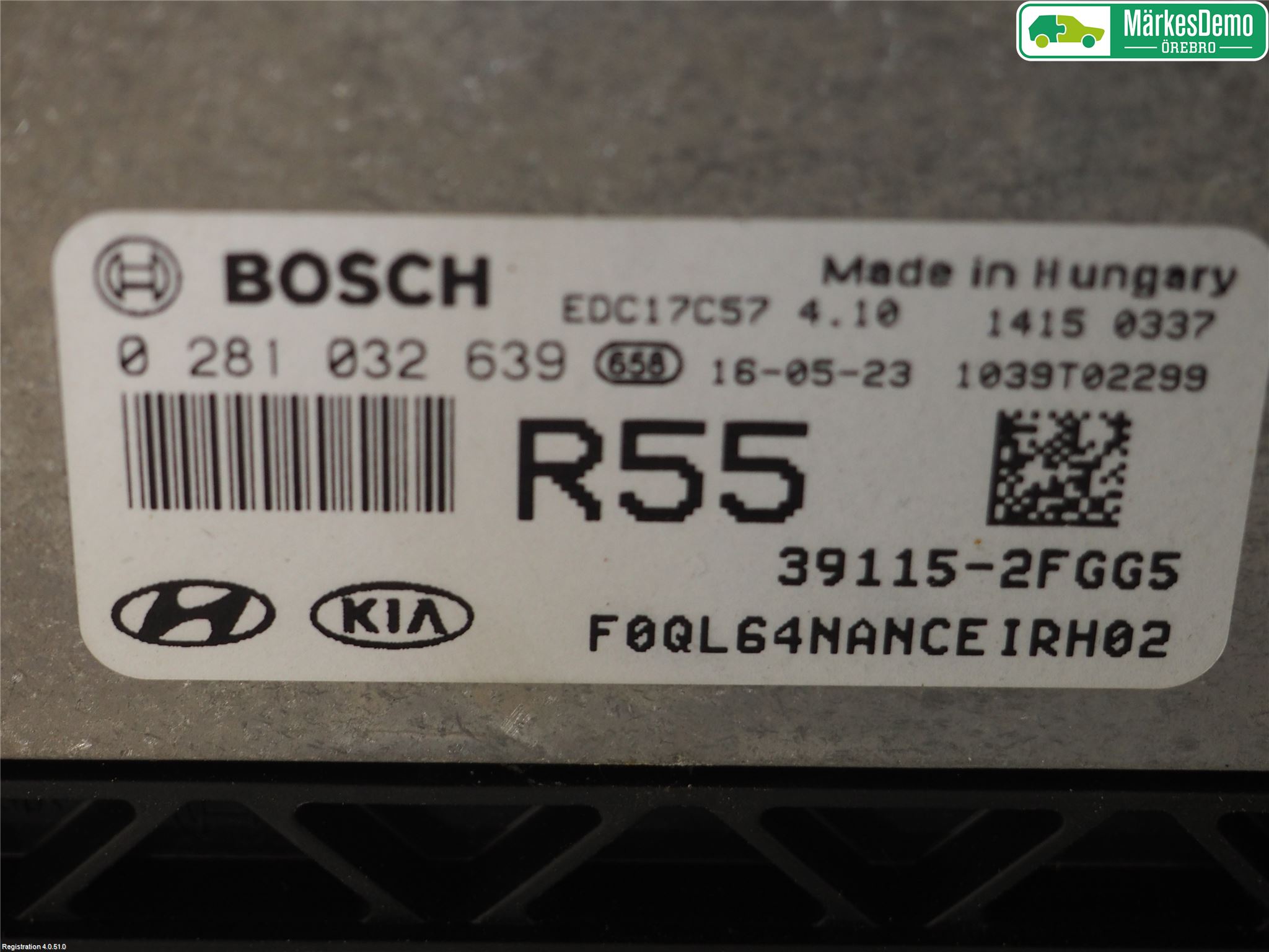 Kia SPORTAGE (QL) 16-21 Styrenhet Insprut Bensin