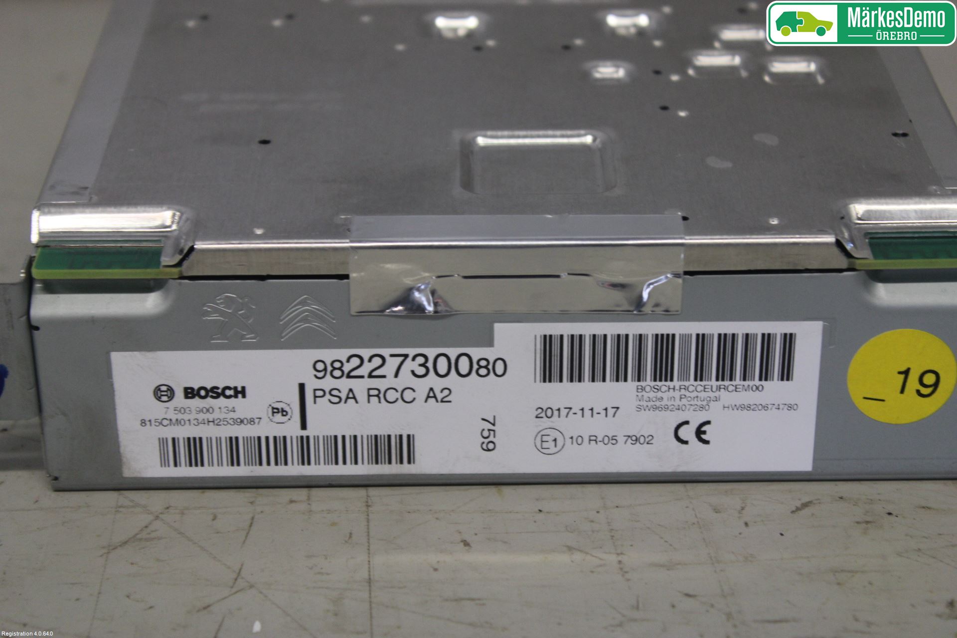 Peugeot 5008 17-24 Styrenhet Multimedia