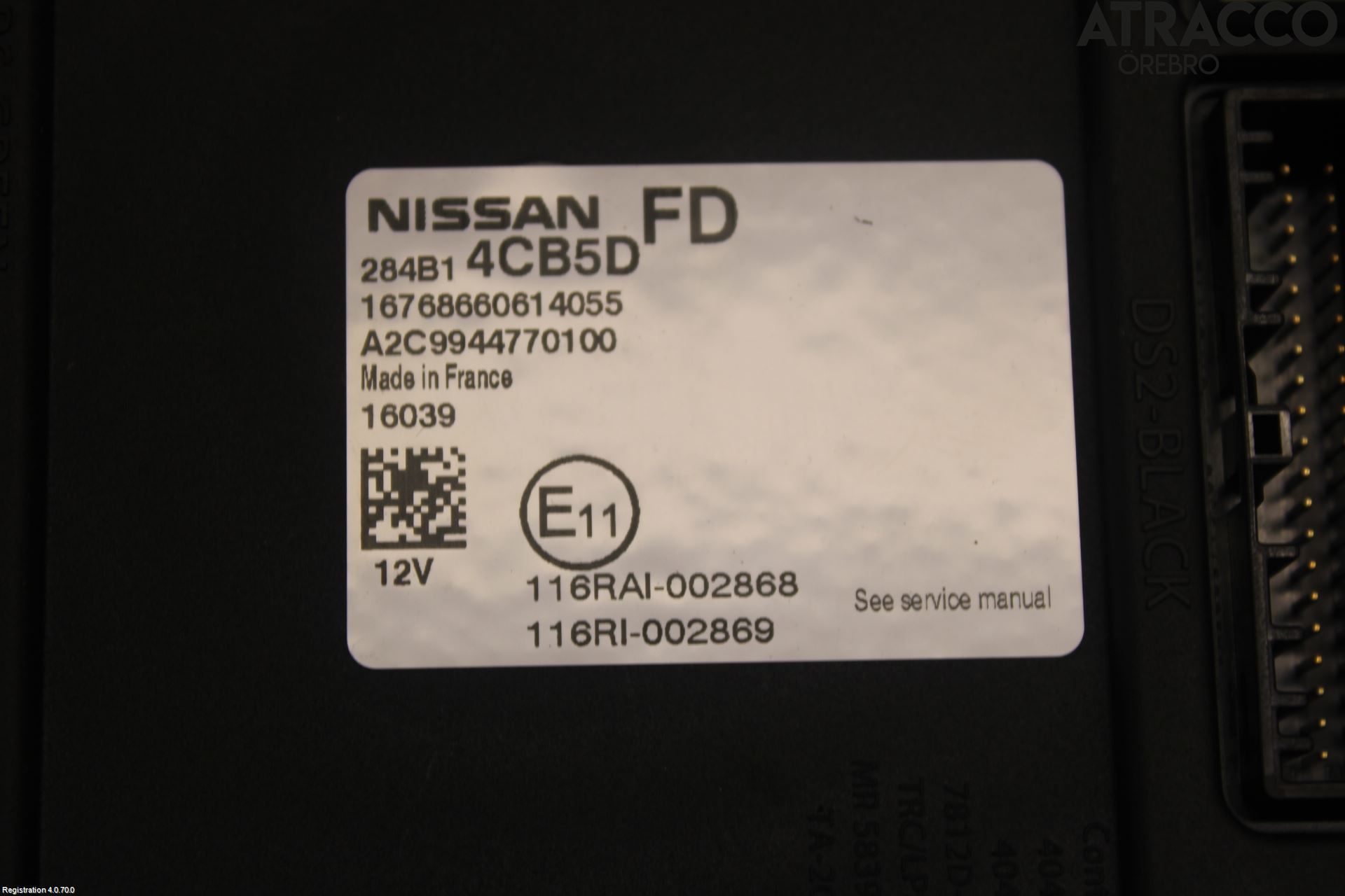 Nissan QASHQAI 14-17 Styrenhet Övrigt
