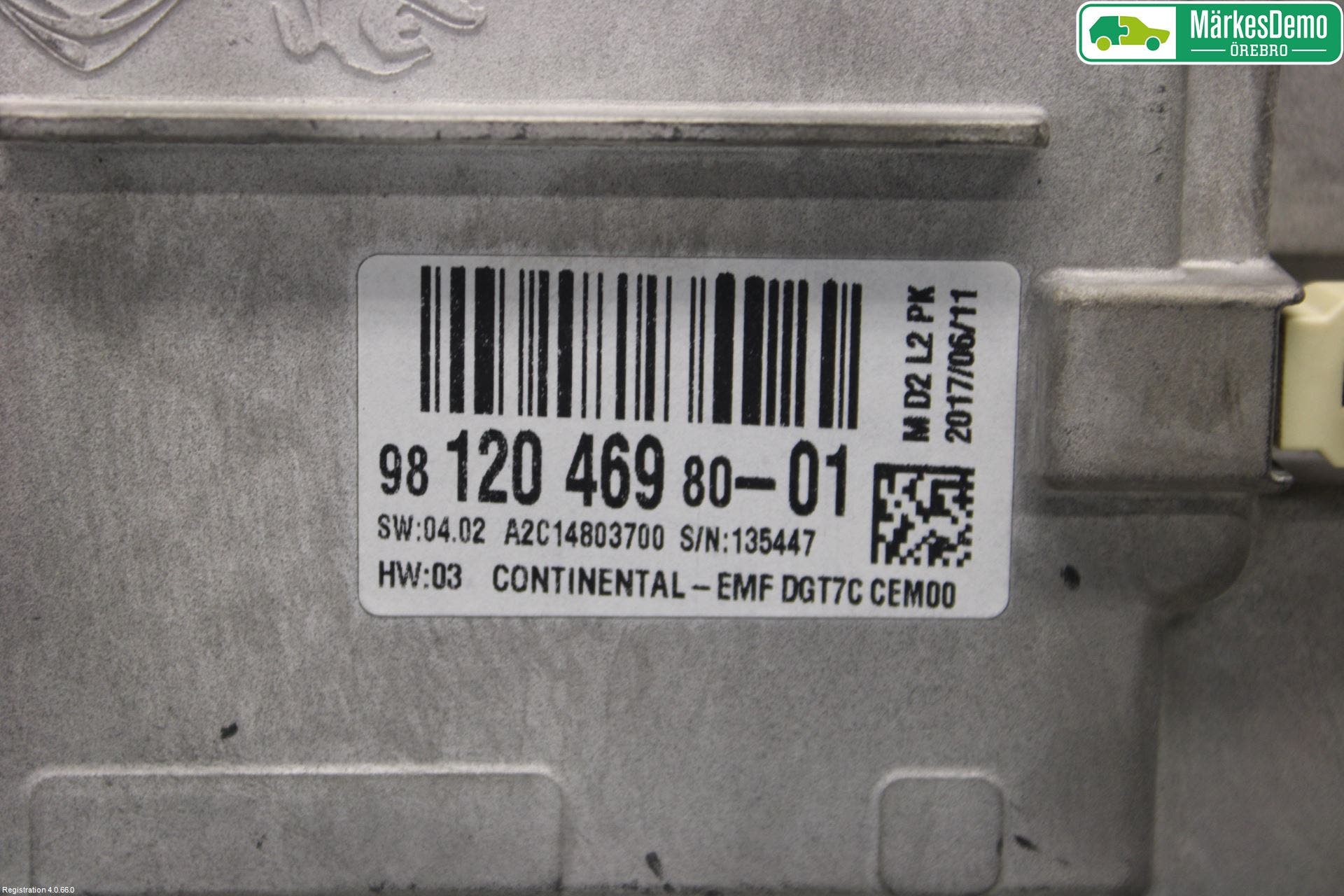 Peugeot 2008 13-20 Bildskärm