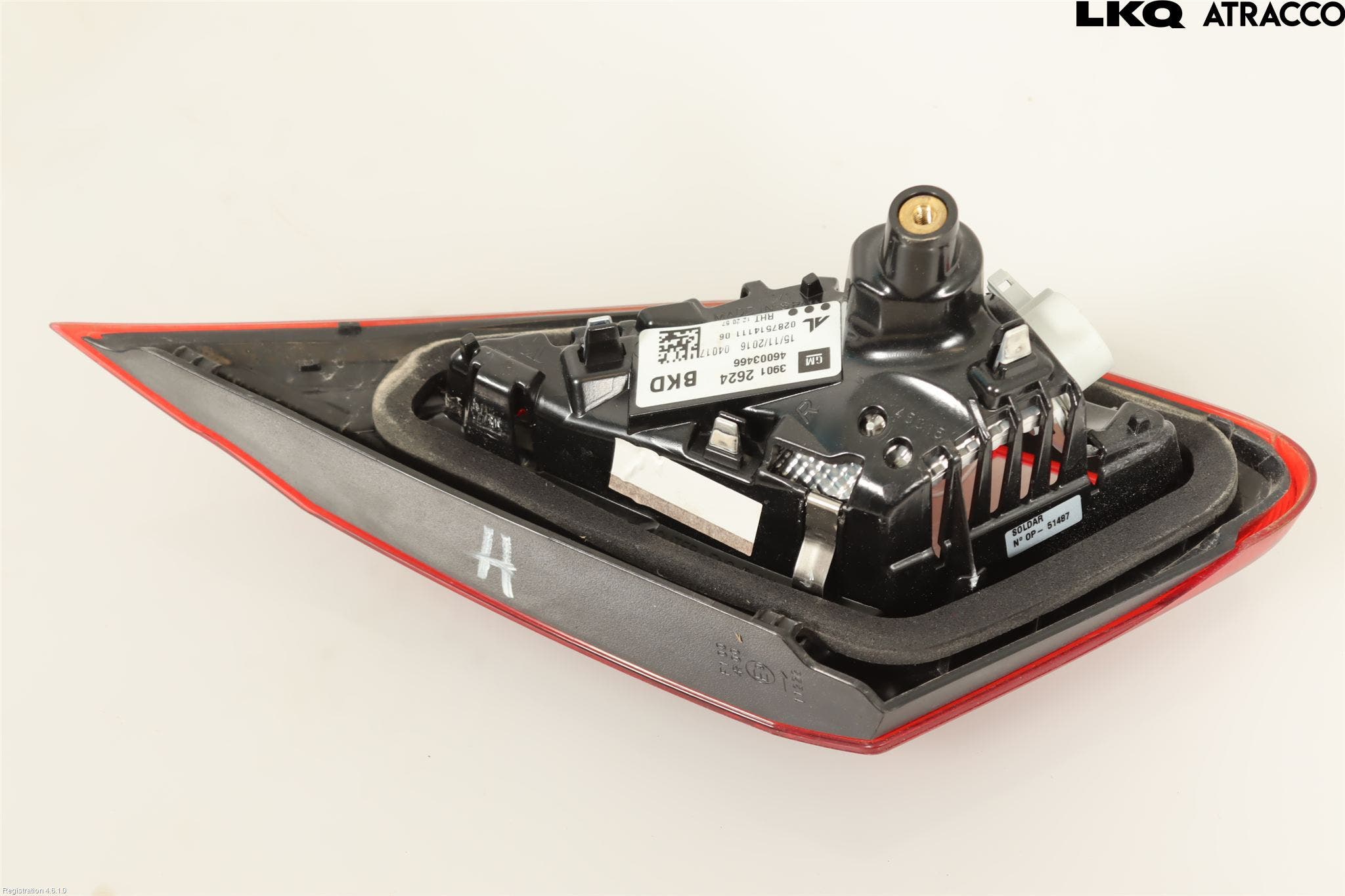 Opel CORSA E 15-19 Bakljus Lucka Hö