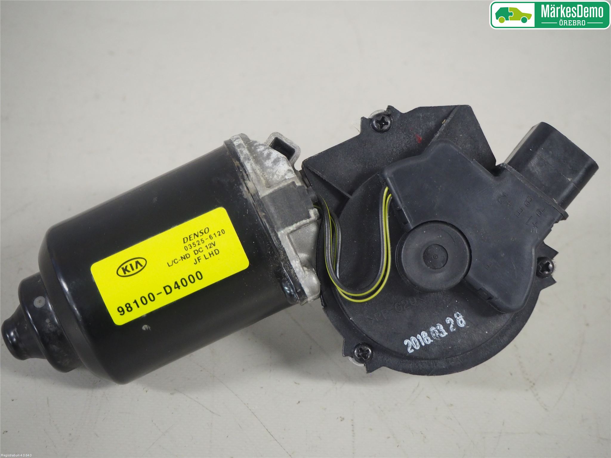 Kia OPTIMA 16-20 Torkarmotor Vindruta