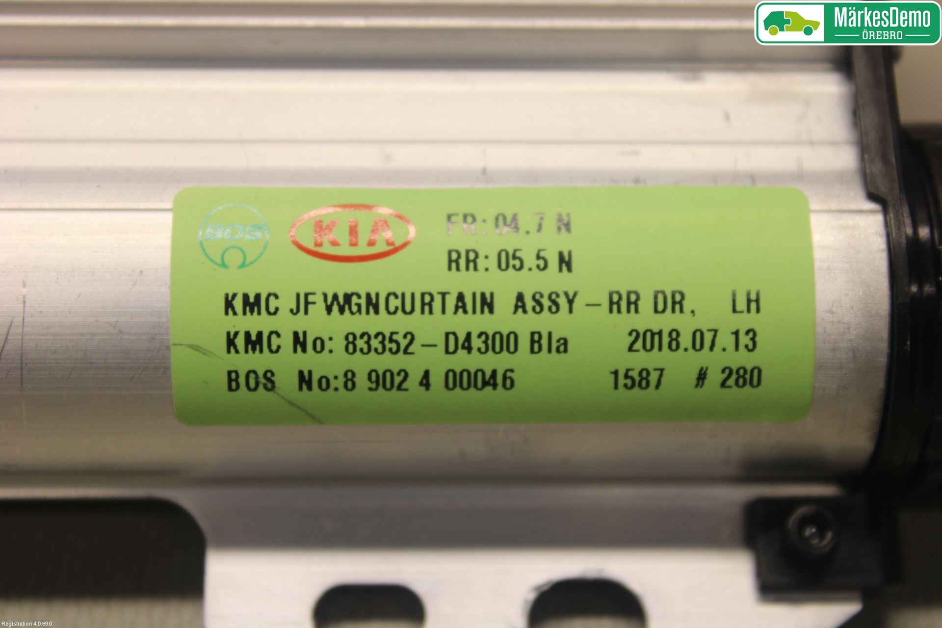 Kia OPTIMA 16-20 Solskydd