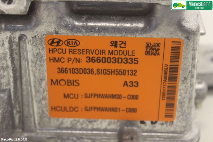 Kia OPTIMA 16-20 Hybridconverter