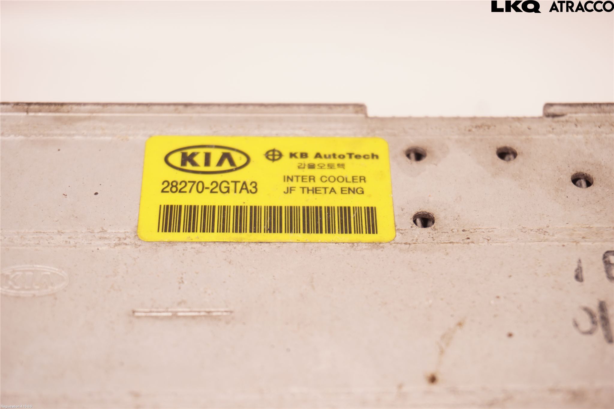 Kia OPTIMA 16-20 Laddluft-Intercooler Kyl