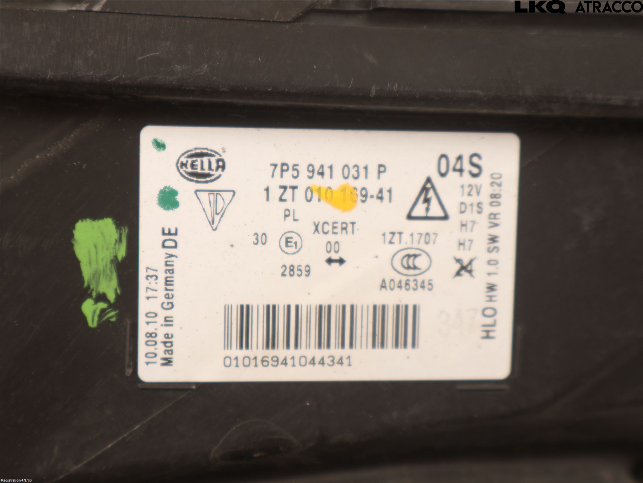 Porsche CAYENNE 03- Strålkastare Vänster