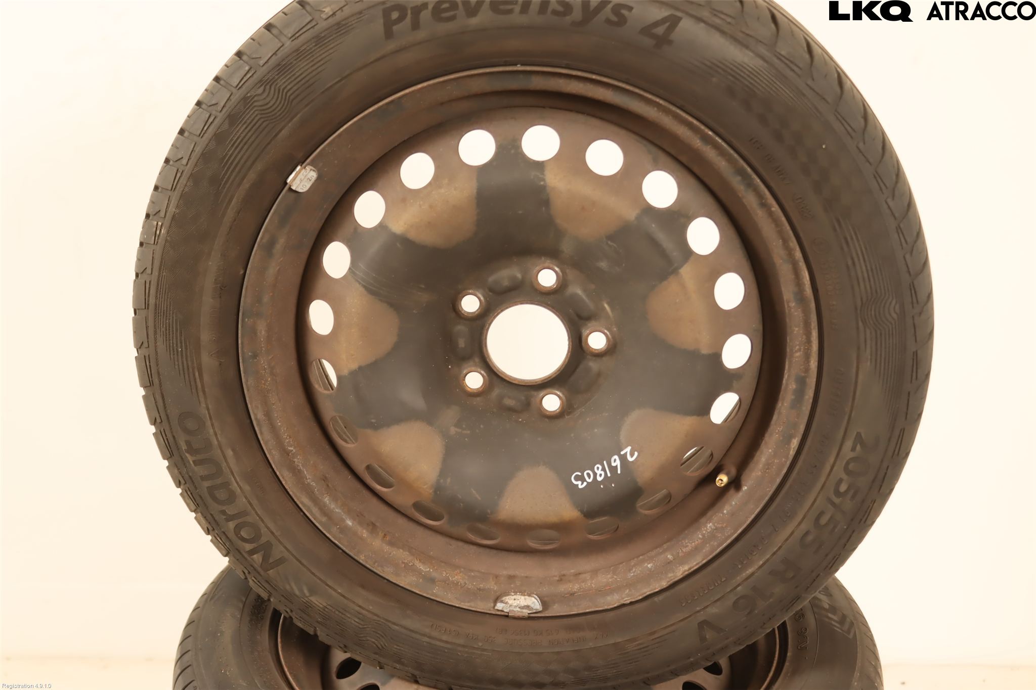 Ford FOCUS 08-11 Sommardäck Plåtfälg 4St