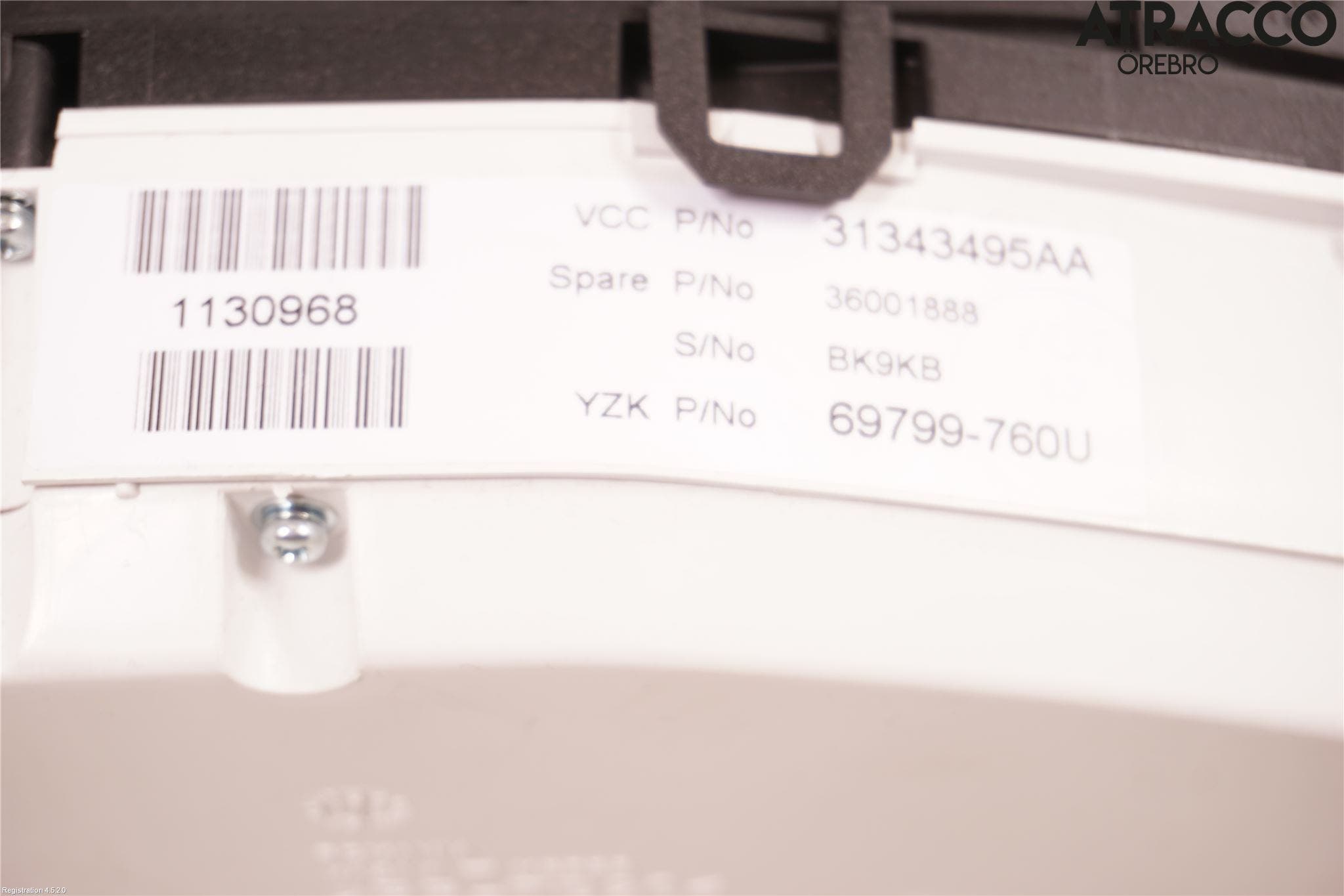 Volvo V60 11-13 Instrument Komb