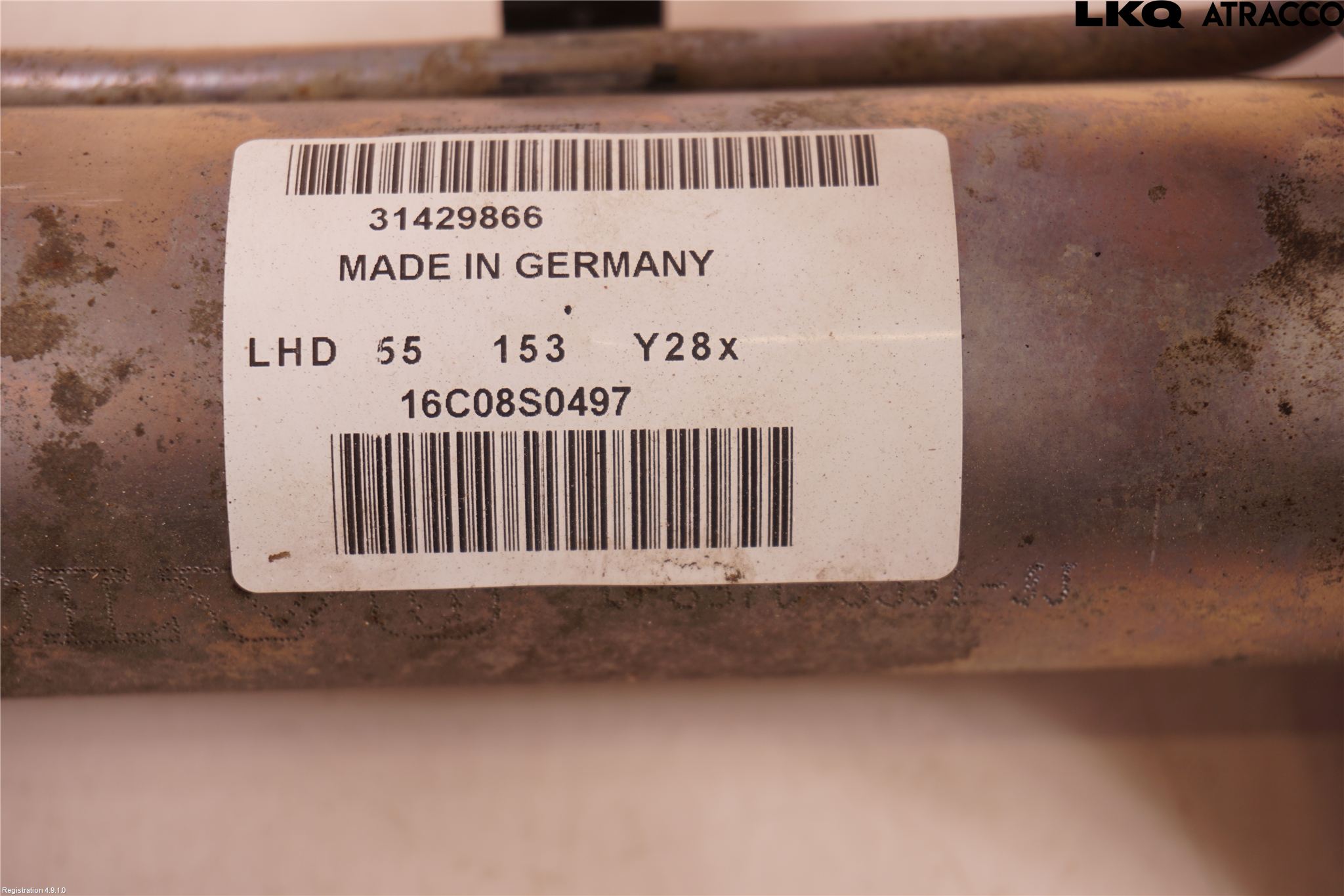 Volvo V70 14-16 Styrväxel Servo -Snäcka