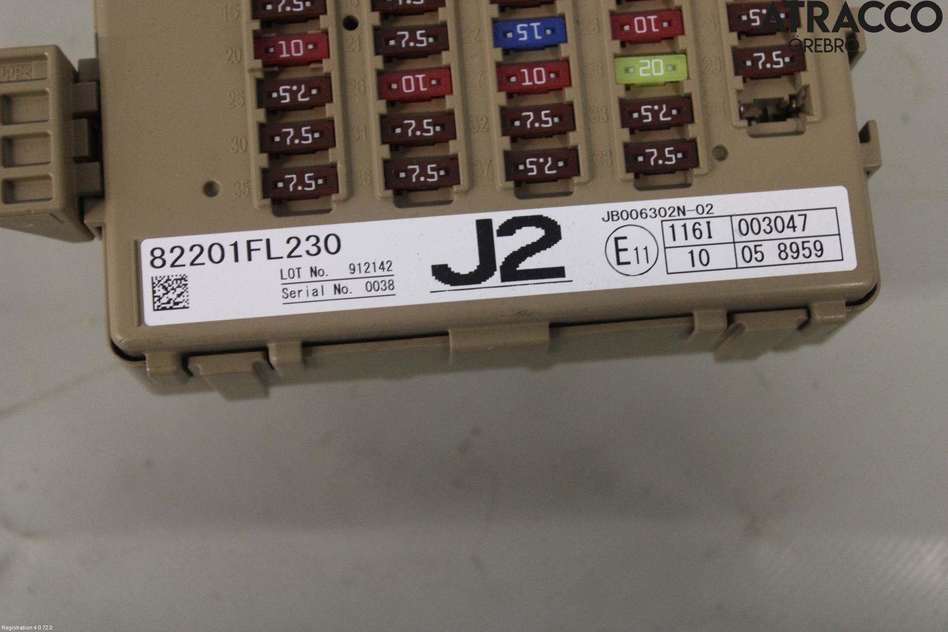 Subaru XV 18-22 Säkringsdosa-Elcentral